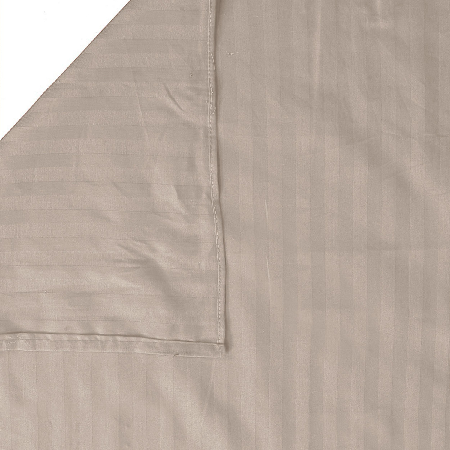 Image of Weave & Decor Microfiber King Flat 300 TC Striped 1 Bedsheet with 2 Pillow Covers