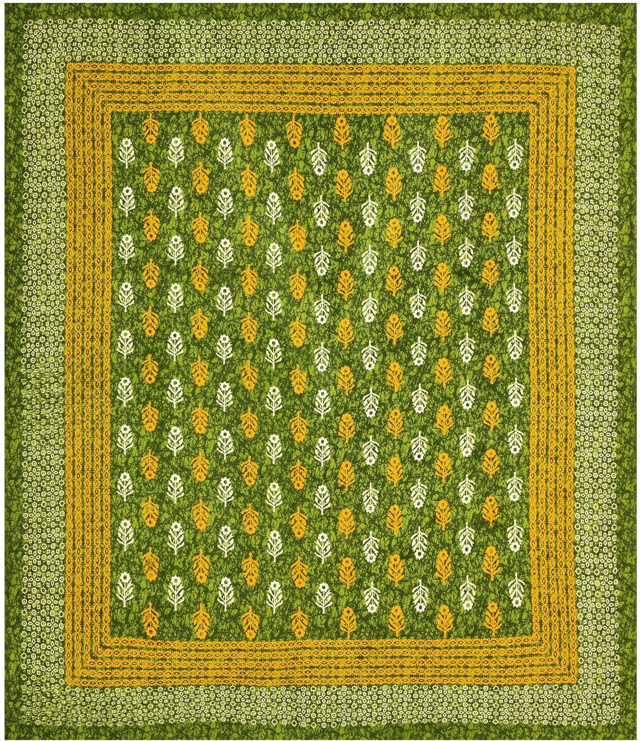 Image of AARAMYA Cotton Double Flat 144 TC Printed 1 Bedsheet with 2 Pillow Covers