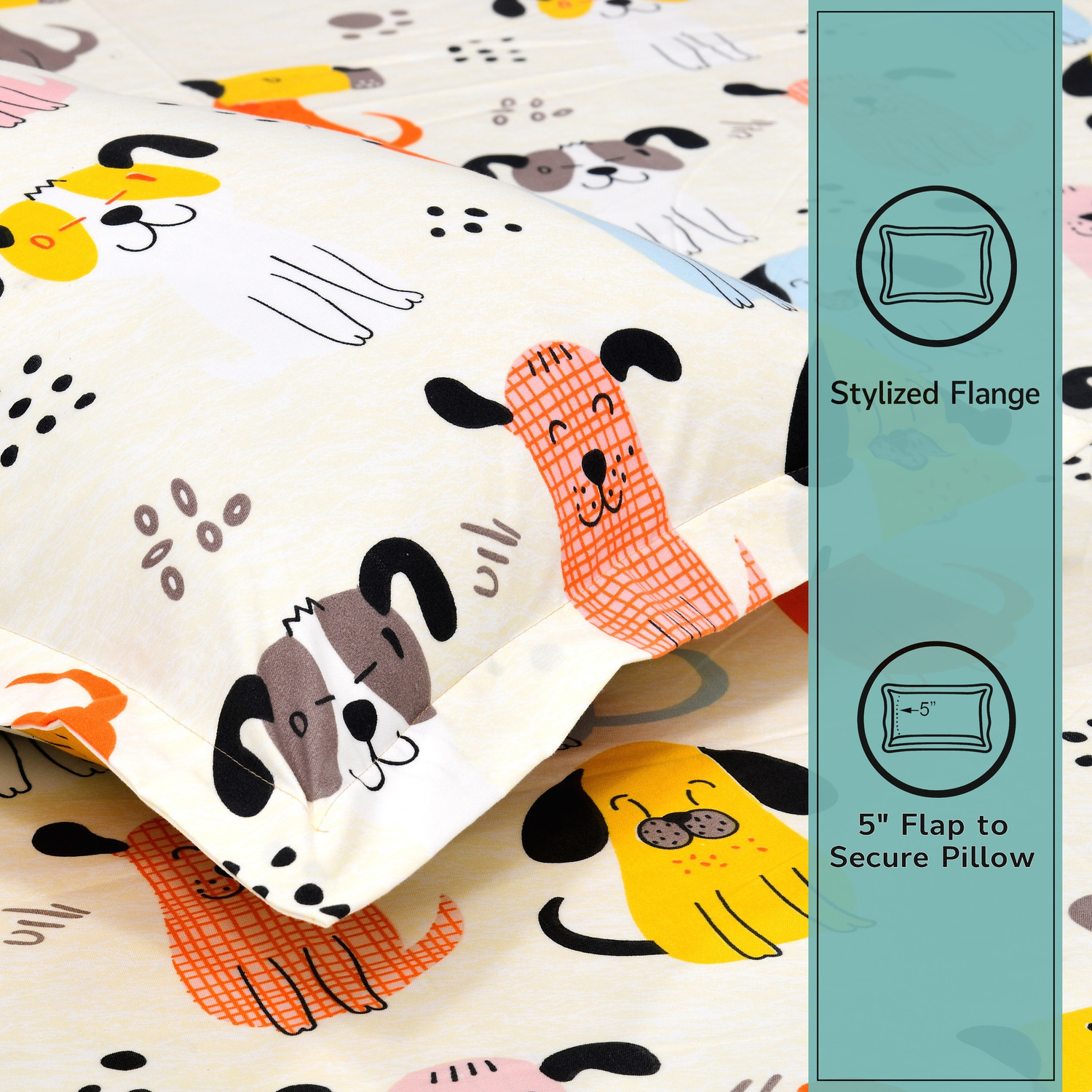 Image of Homeful Style Microfiber Single Flat 160 TC Printed 1 Summer Bedsheet