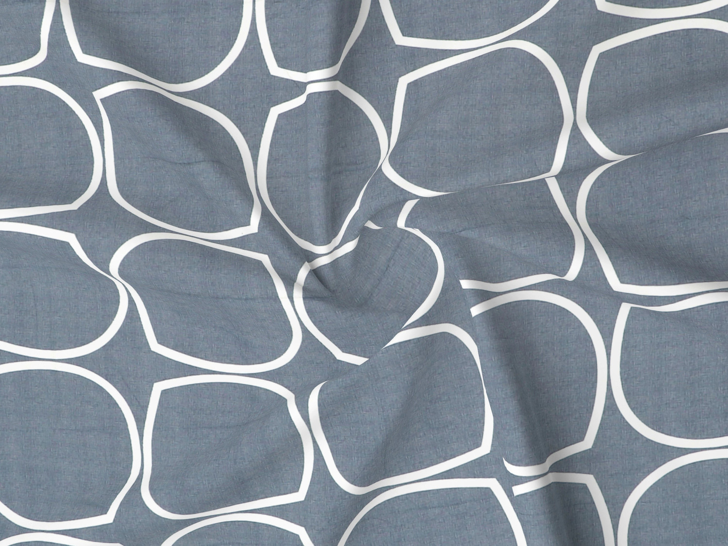Image of BLUEDOT Cotton Double Fitted (Elastic) 254 TC Printed 1 Bedsheet with 2 Pillow Covers