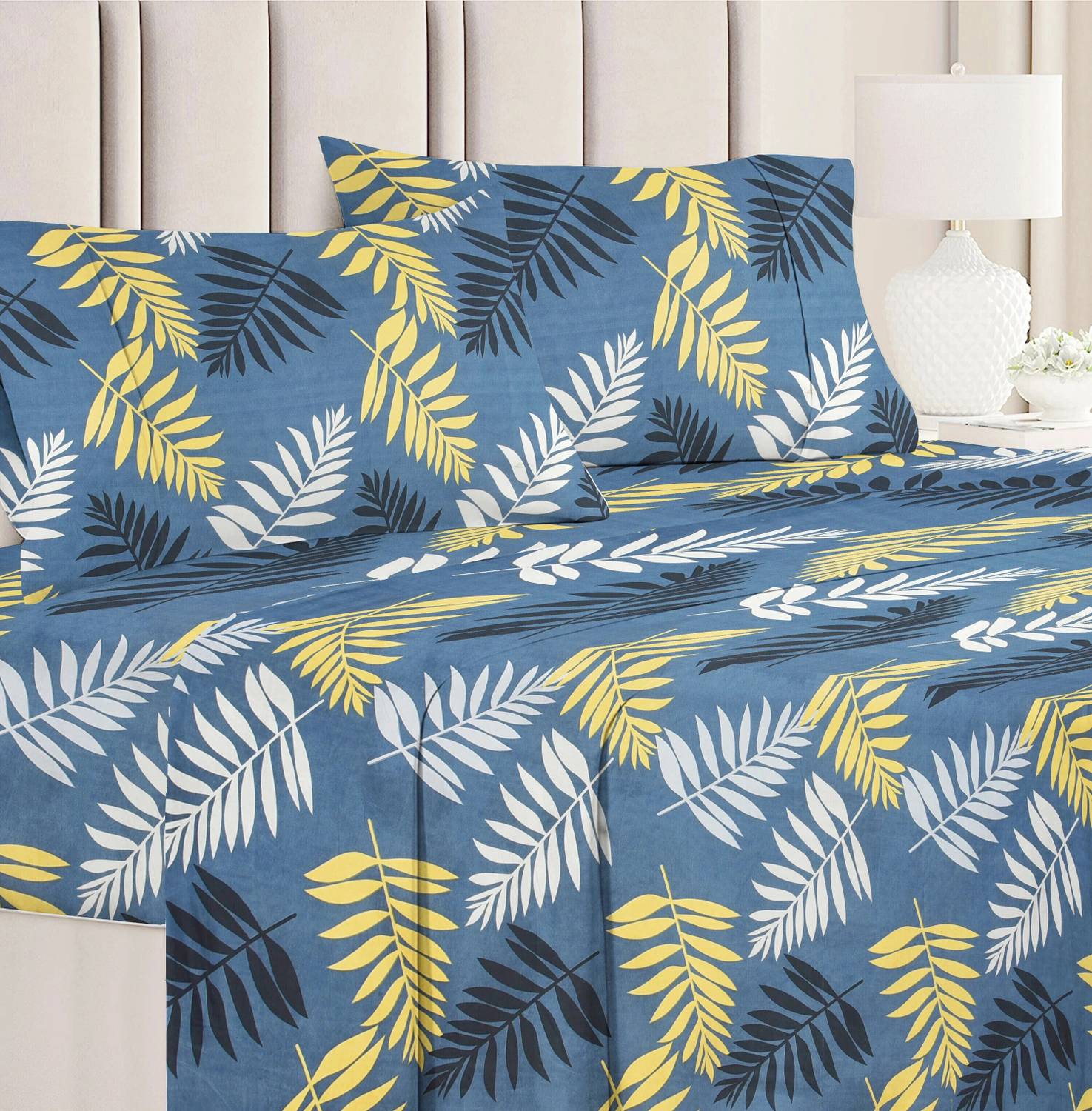 VAS COLLECTIONS Cotton Single Flat 160 TC Floral 1 Bedsheet with