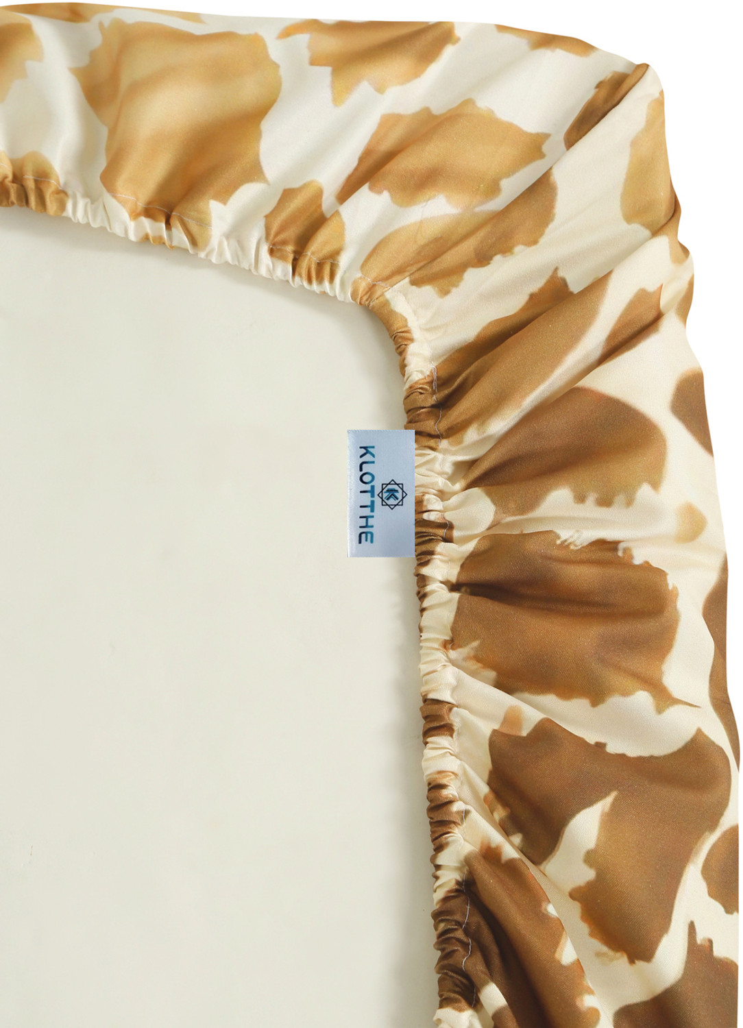 Image of Klotthe Cotton Blend King Fitted (Elastic) 400 TC Floral 1 Bedsheet