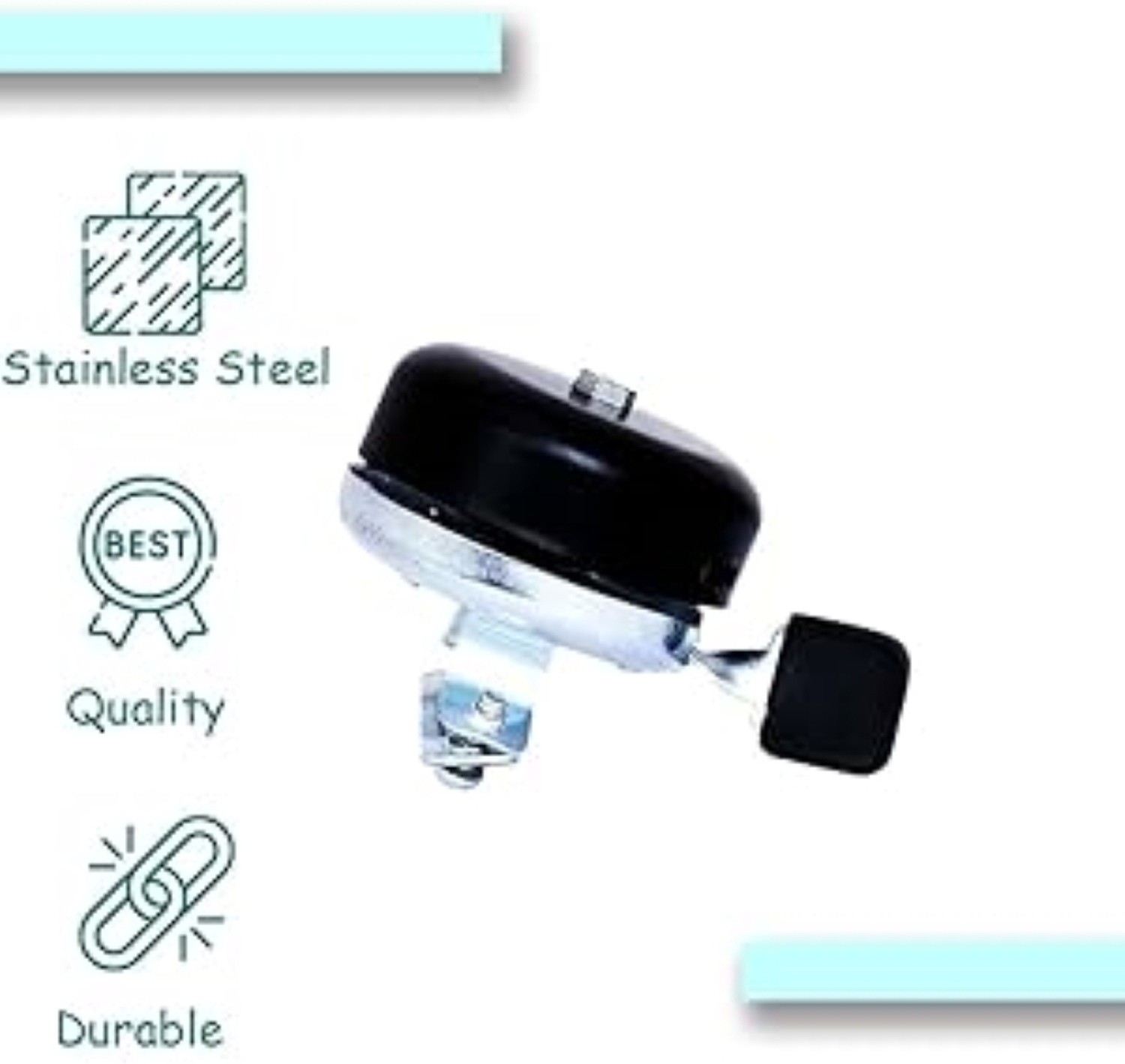 Image of CYIDER Trending Choice for Kids and Adults,Ultra-Loud Stainless Steel Cycle Bell Bell