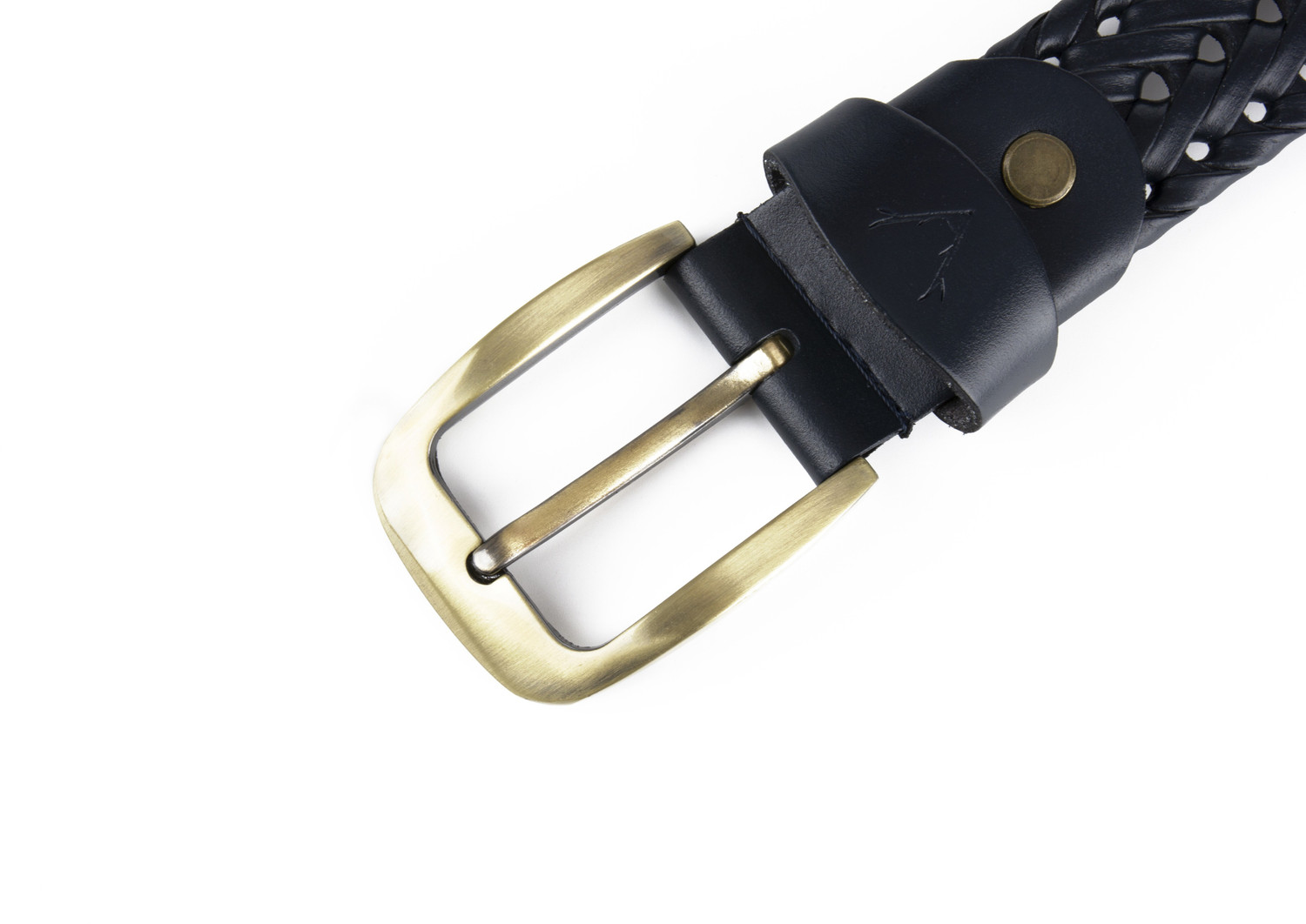 Image of VOGARD Men Evening, Party, Casual Blue Genuine Leather Belt