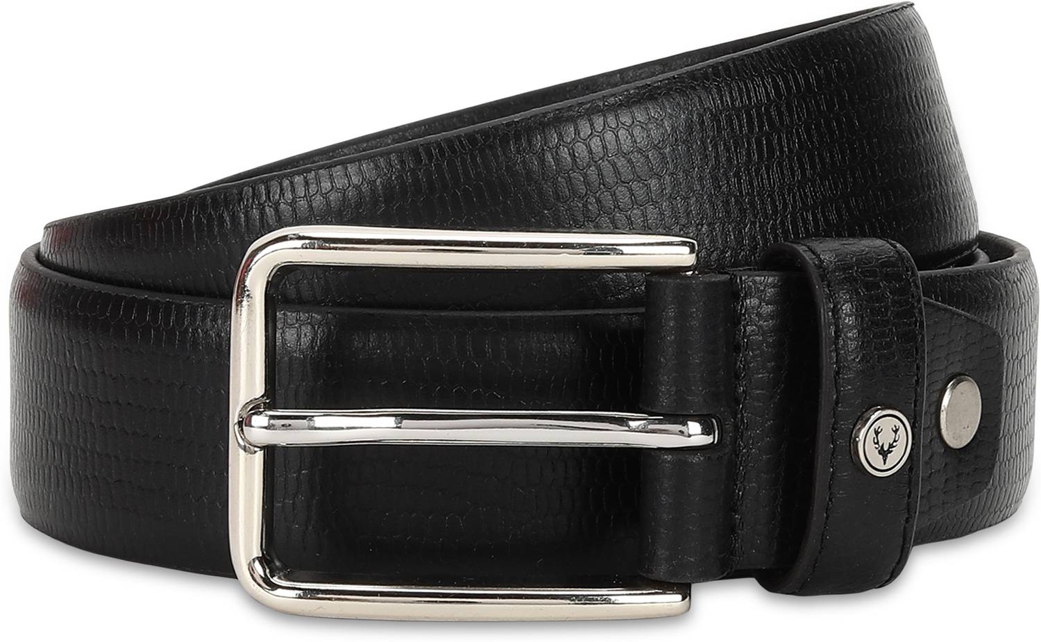 Allen Solly Men Casual Black Genuine Leather Belt