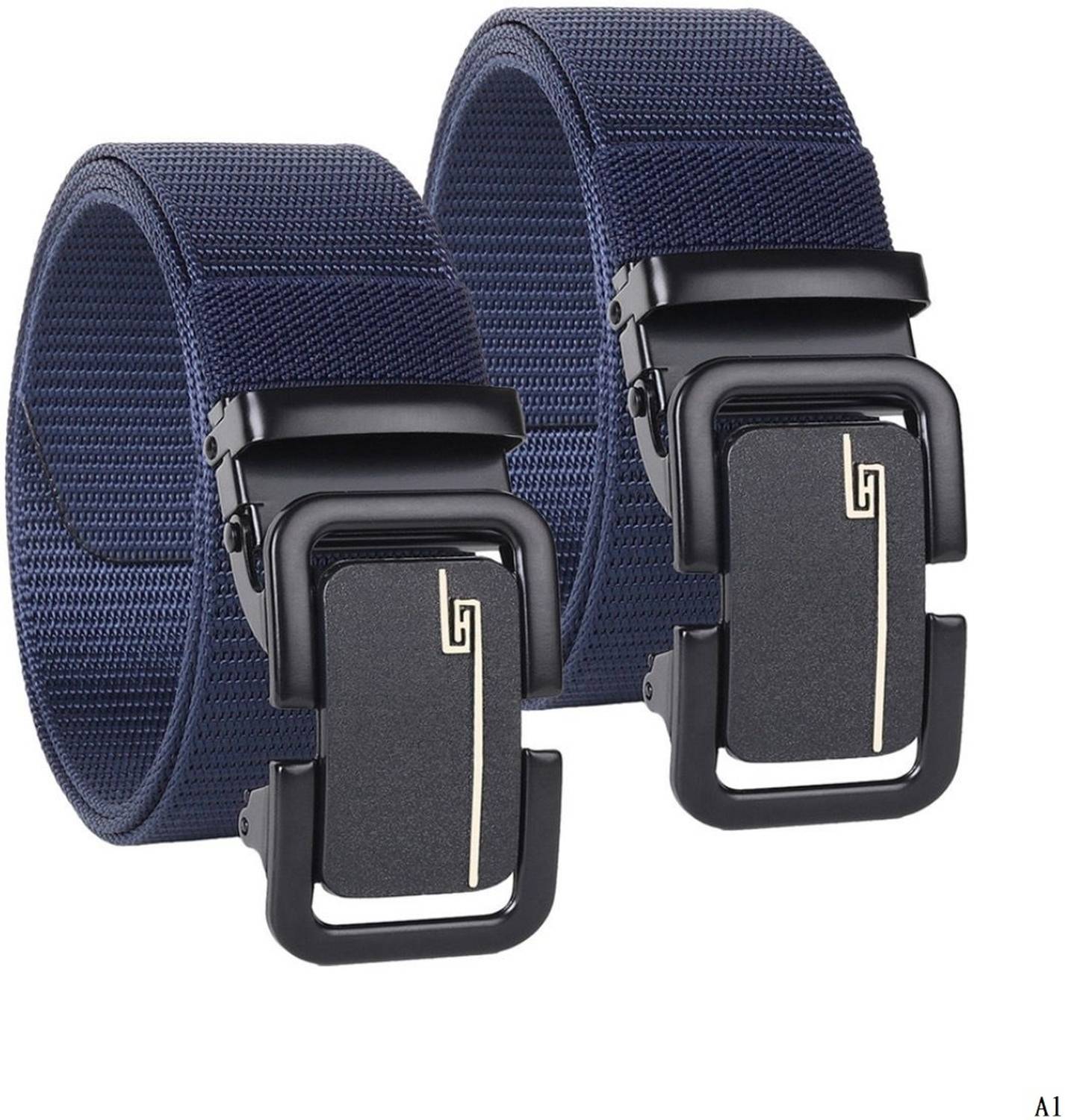 BPRIDE Men Casual, Evening, Formal, Party Blue, Blue Nylon Belt