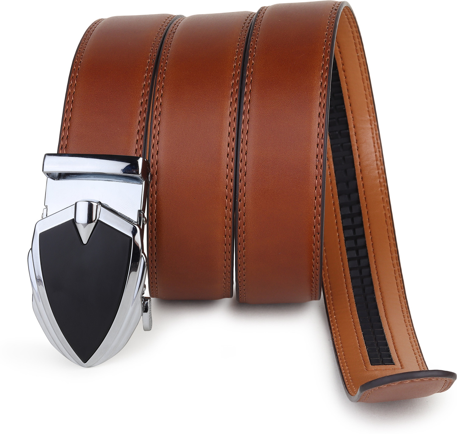 Image of Roadster Men Formal, Casual, Evening, Party Tan Artificial Leather, Texas Leatherite Belt