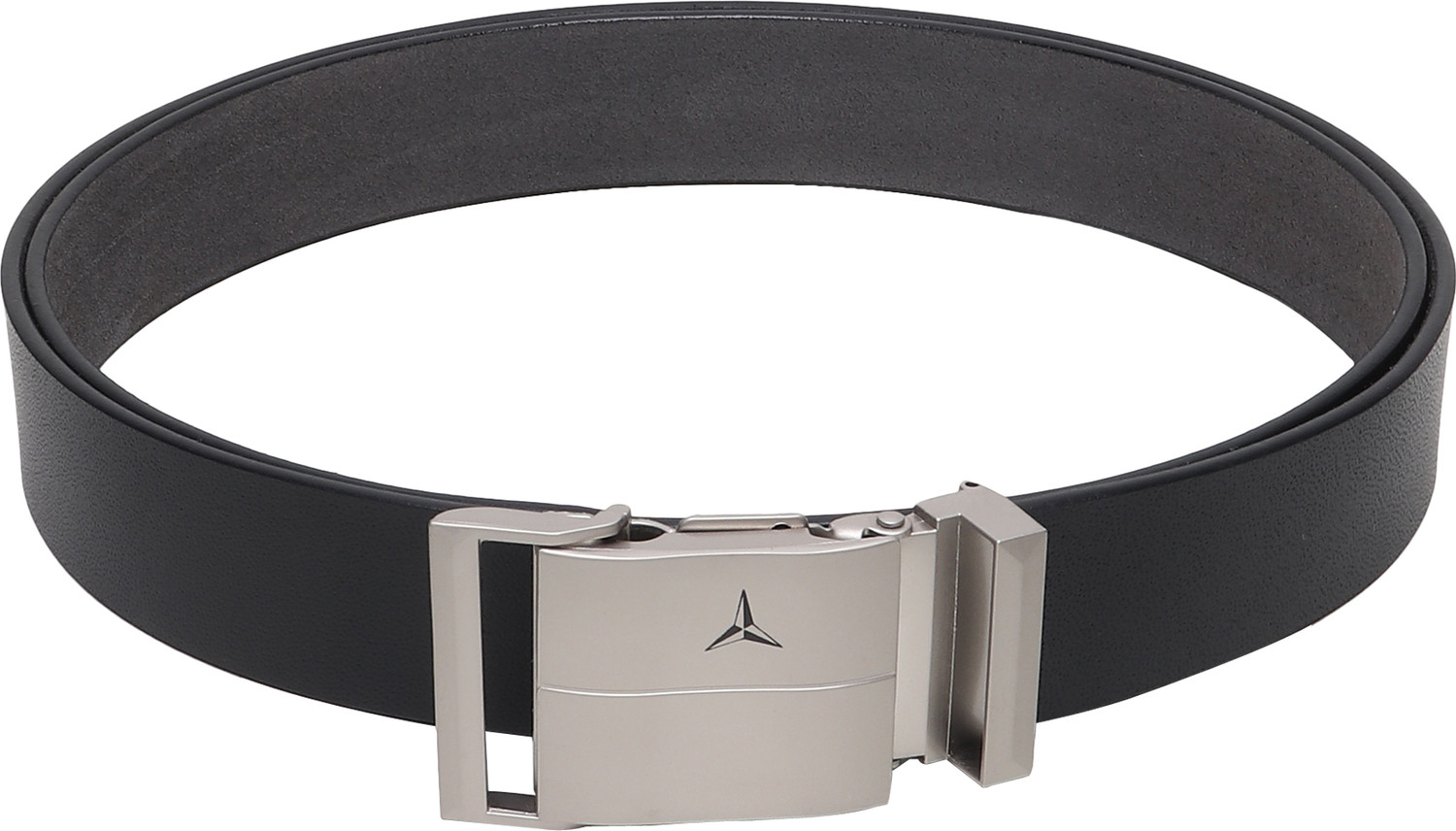 Image of LOOPA Men Formal Black Genuine Leather Belt