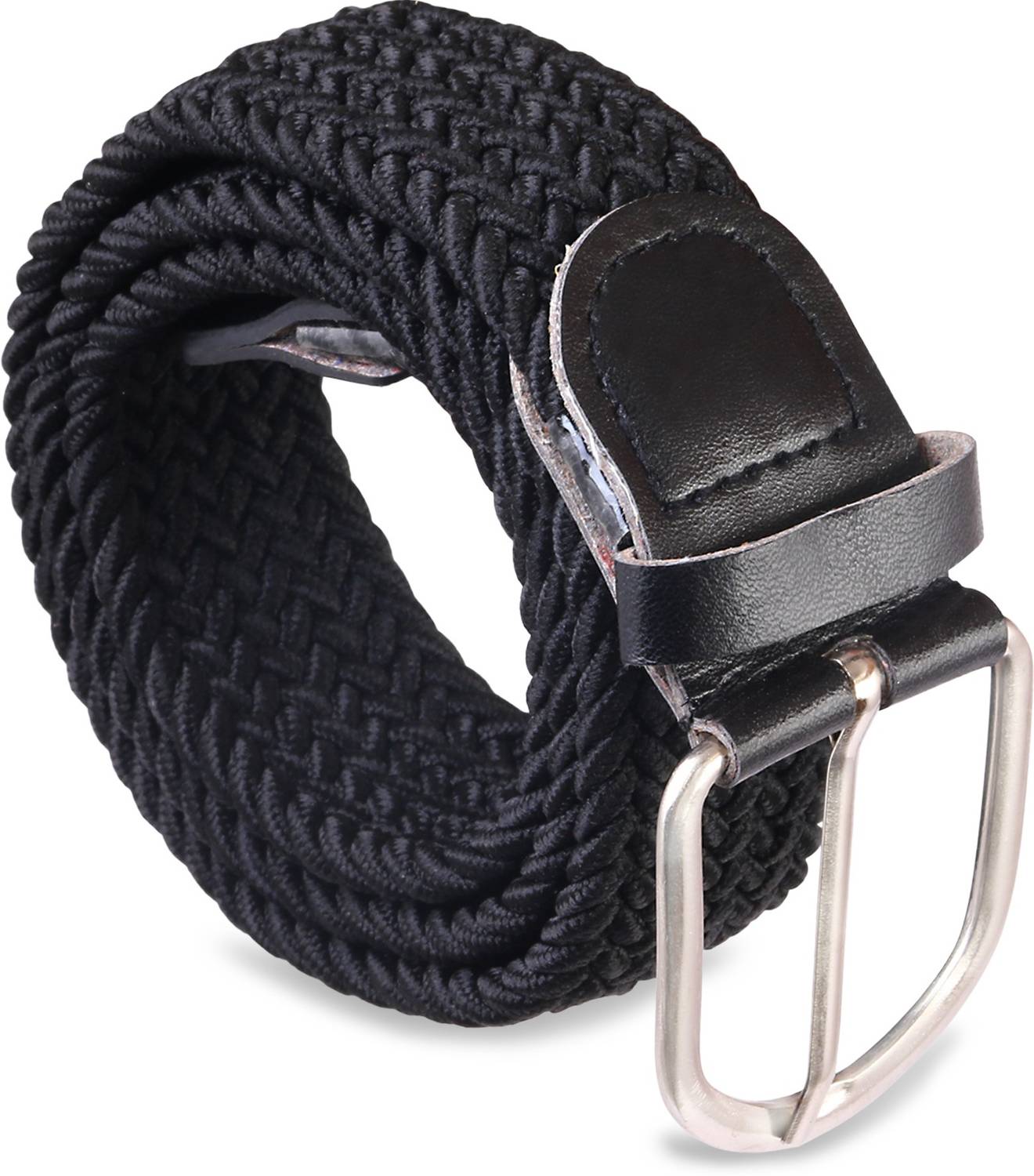 Amyank Men & Women Casual, Evening, Formal, Party Black Synthetic, Canvas Belt