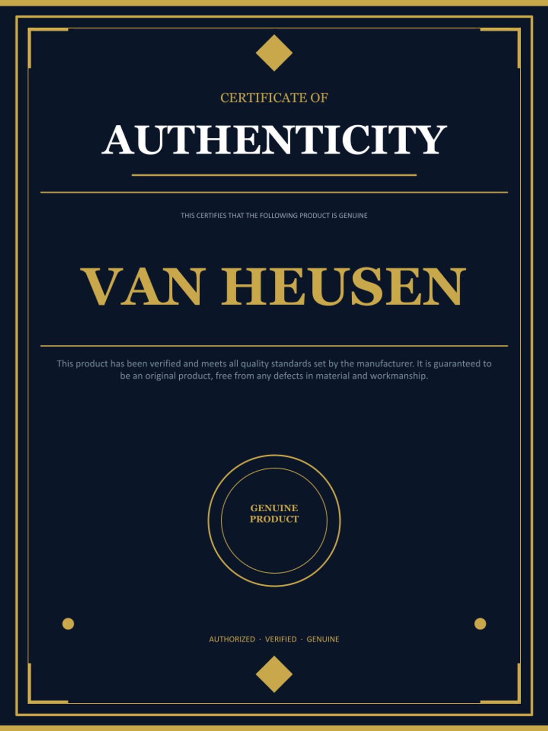 Image of VAN HEUSEN Men Brown Genuine Leather Belt
