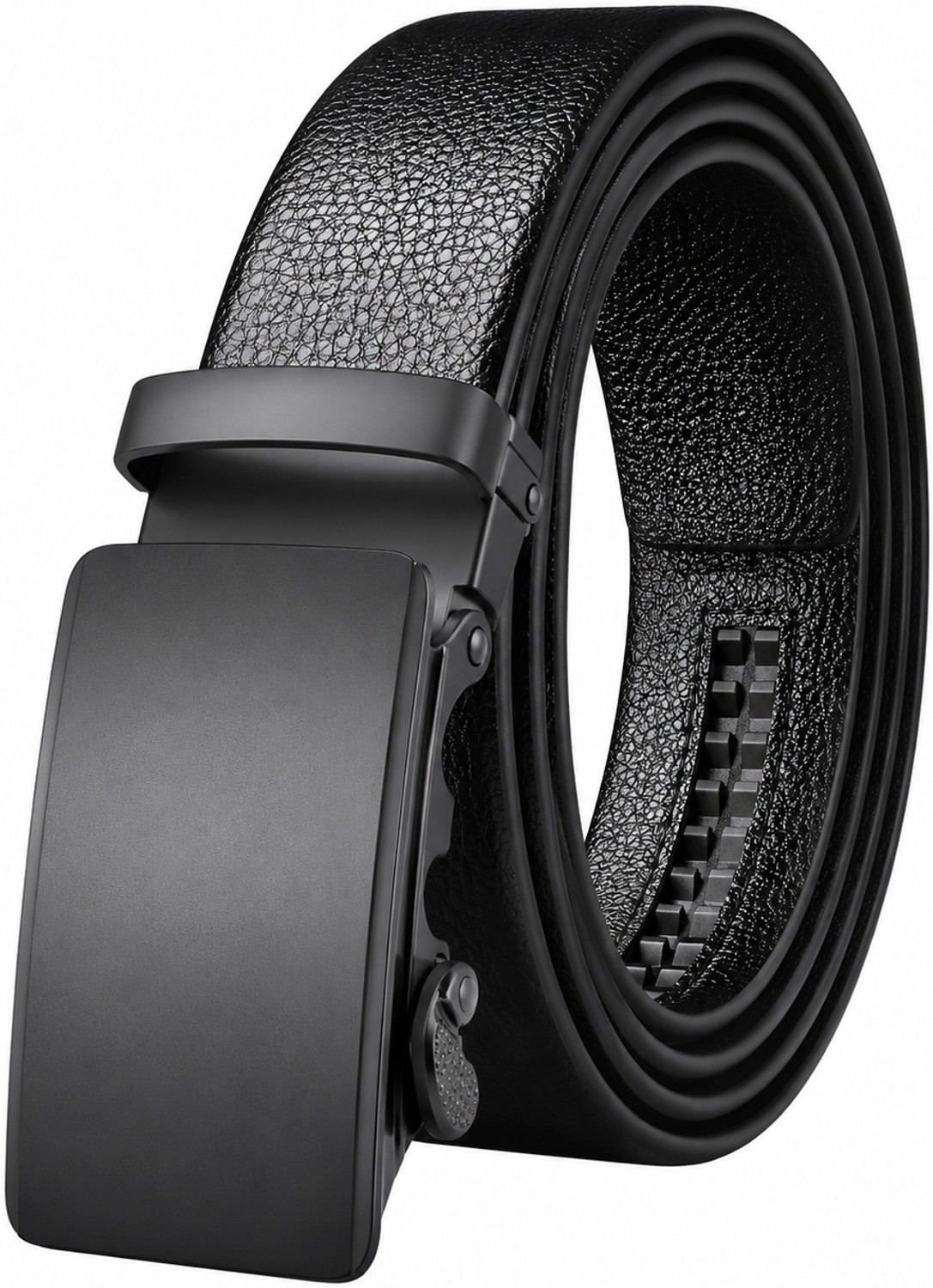 Image of Stylife Men Formal, Casual Black Texas Leatherite Belt