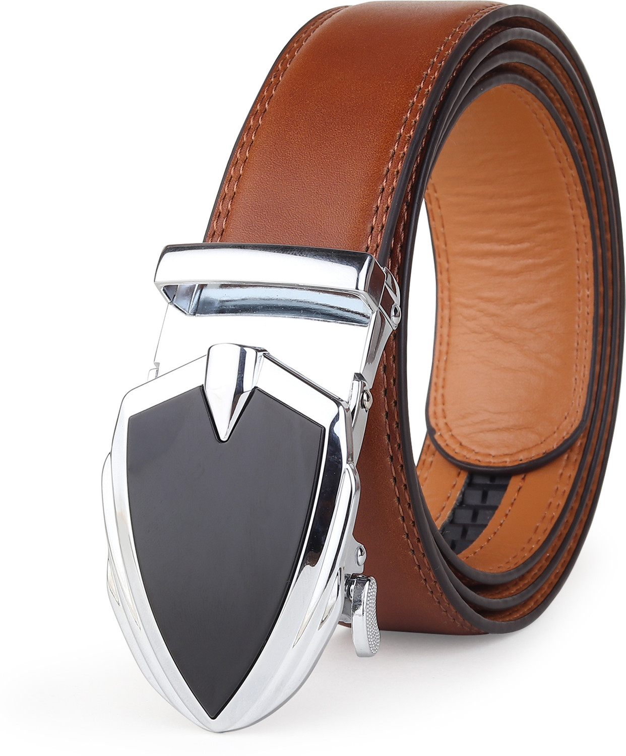 Image of Roadster Men Formal, Casual, Evening, Party Tan Artificial Leather, Texas Leatherite Belt