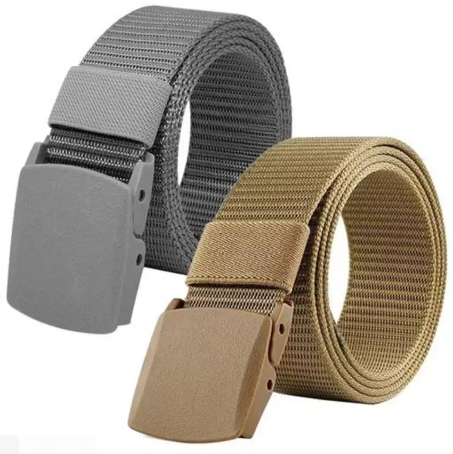 NextinEx Men & Women Casual Multicolor Nylon Belt