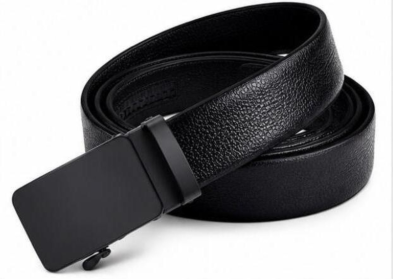 Image of Stylife Men Formal, Casual Black Texas Leatherite Belt