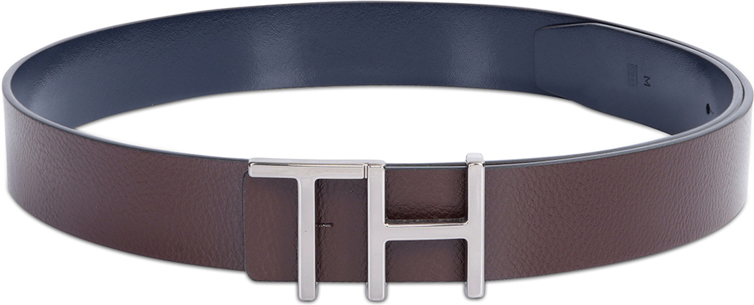 Image of TOMMY HILFIGER Men Casual Brown Genuine Leather Reversible Belt