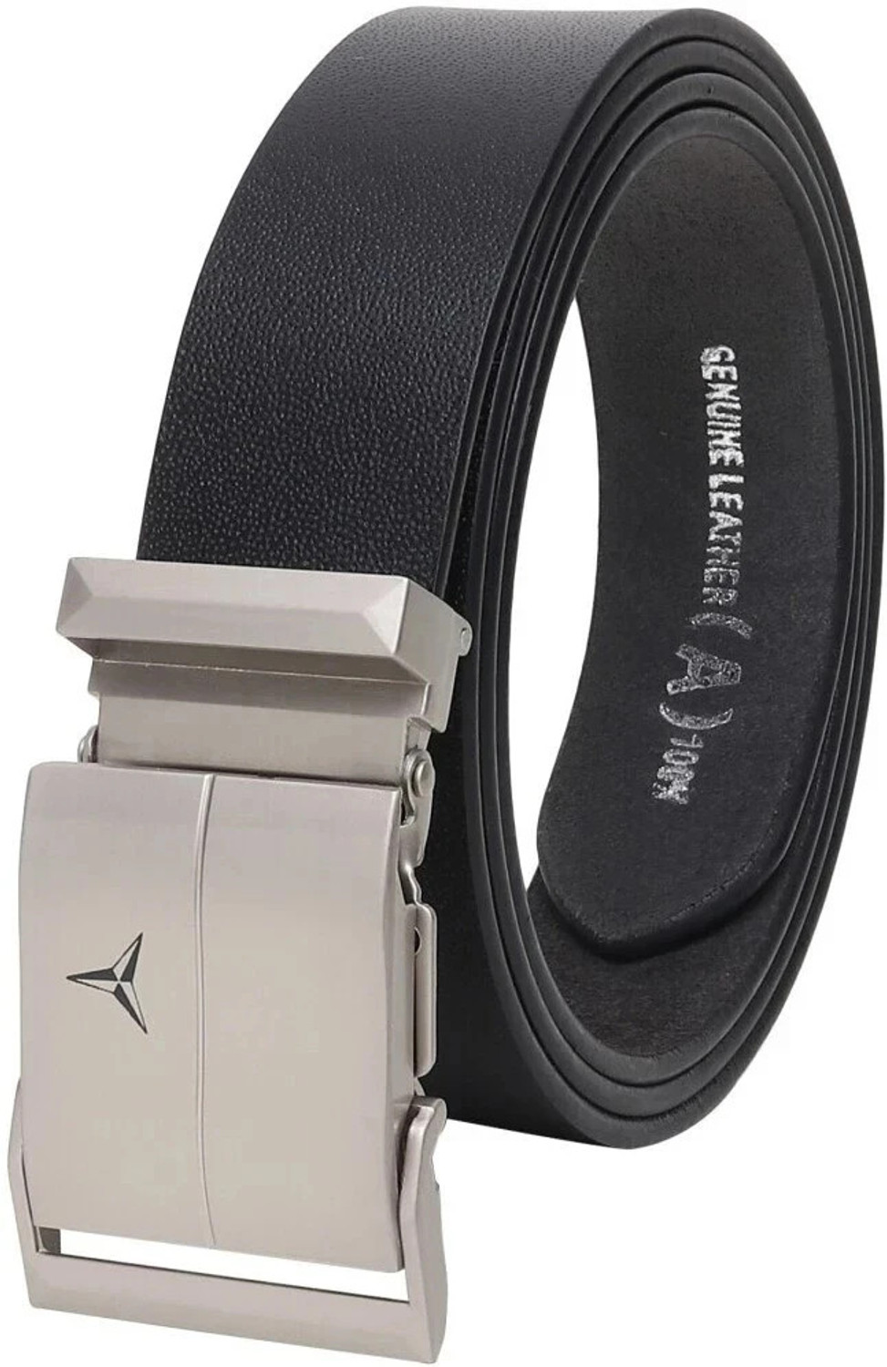 Image of PROVOGUE Men Formal, Casual, Evening, Party Black Genuine Leather Belt
