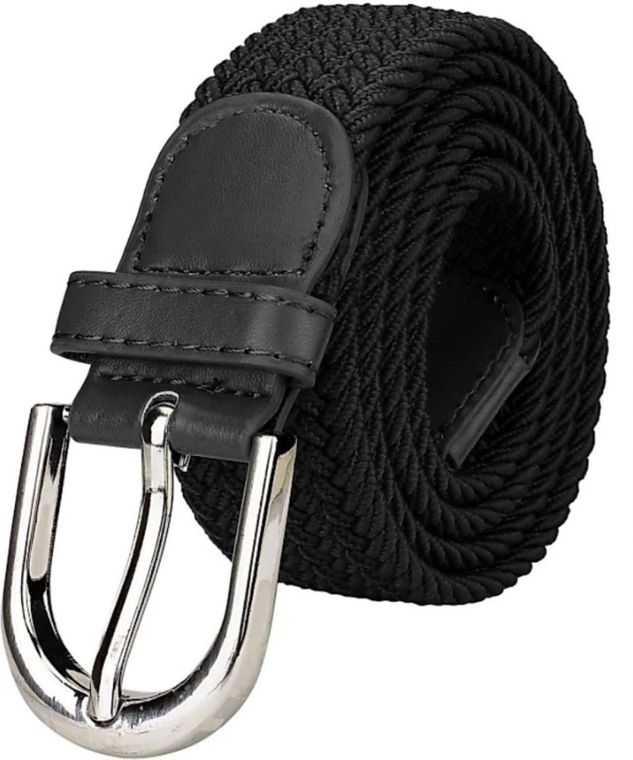 BELTLY Women Casual Black Fabric Belt