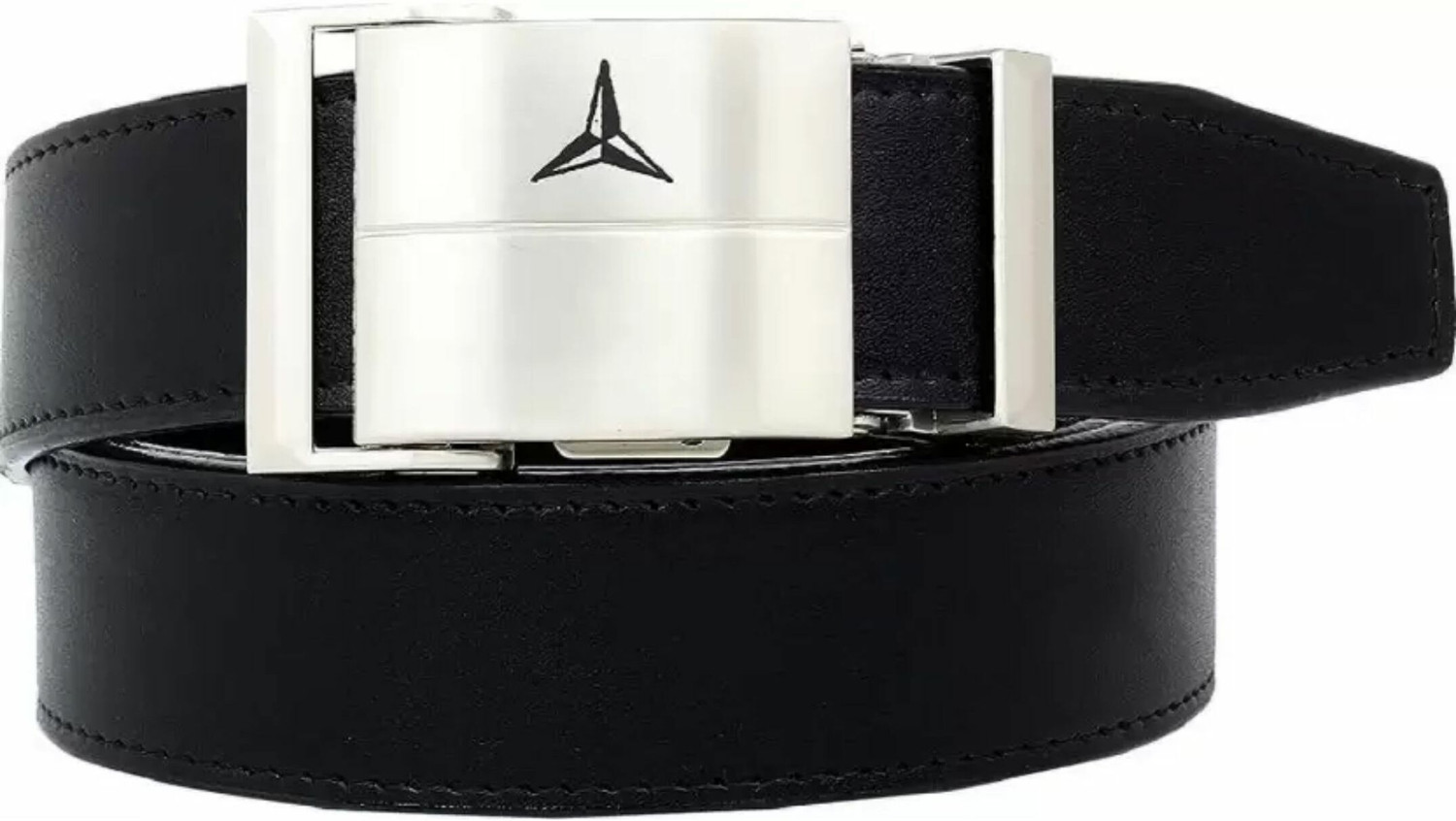 Image of USL Men Black Artificial Leather Belt