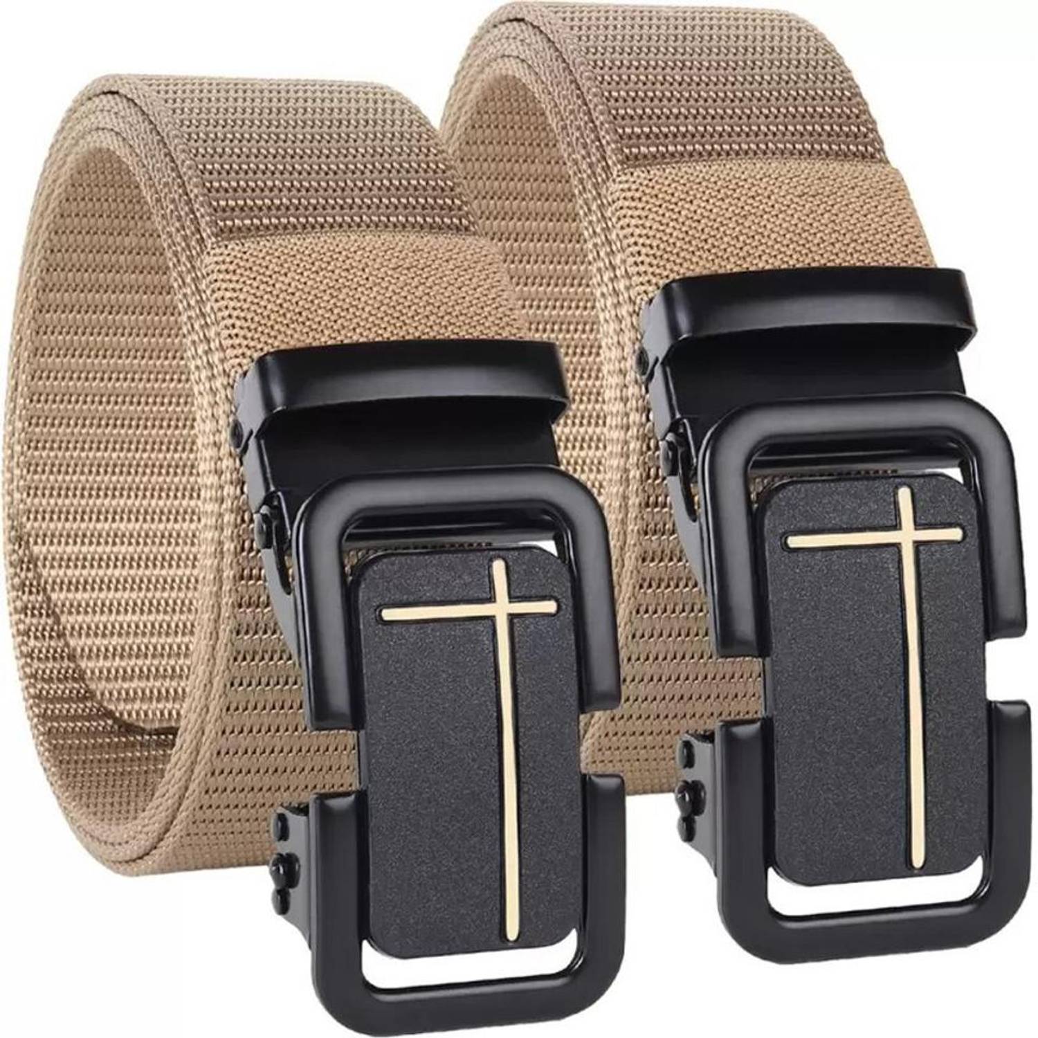 buffcage Men Casual Multicolor Nylon Belt