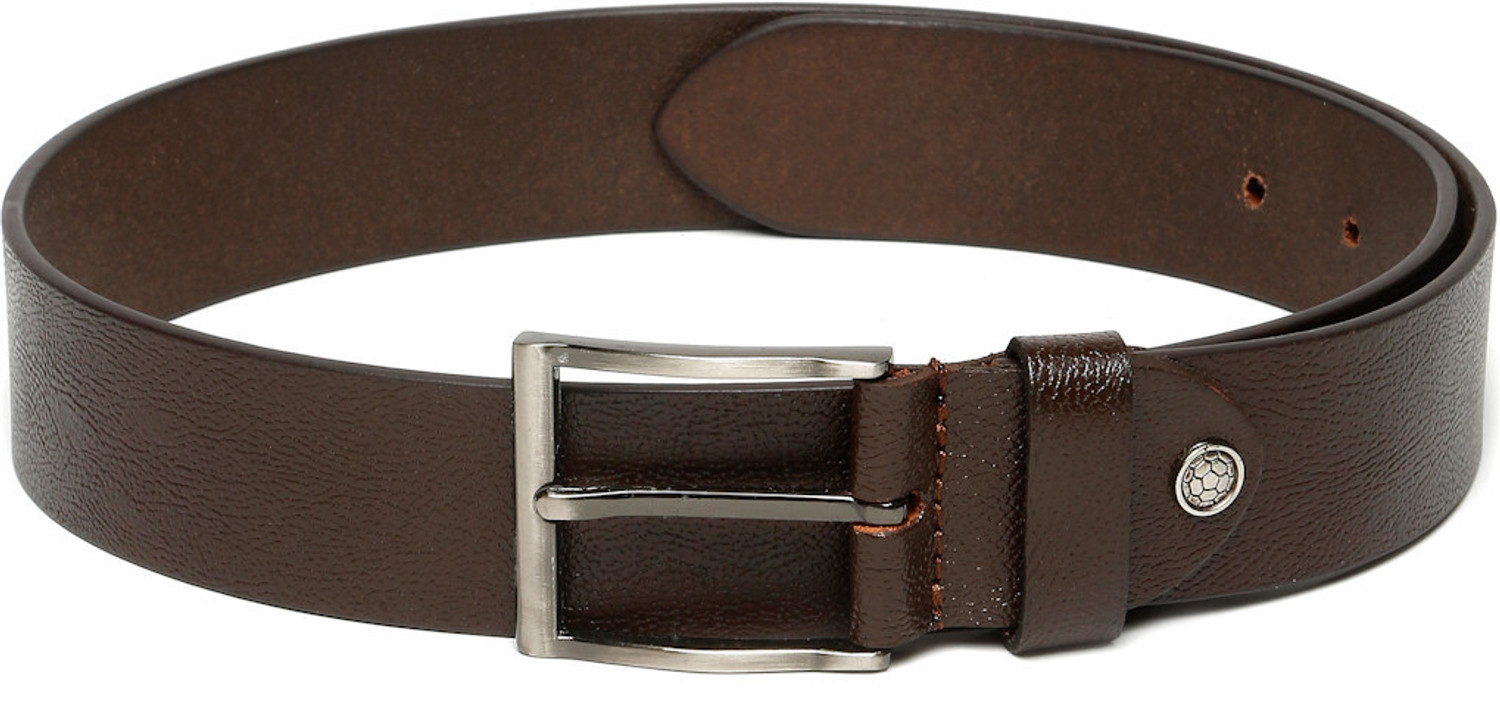 Image of Teakwood Leathers Men Casual Brown Genuine Leather Belt