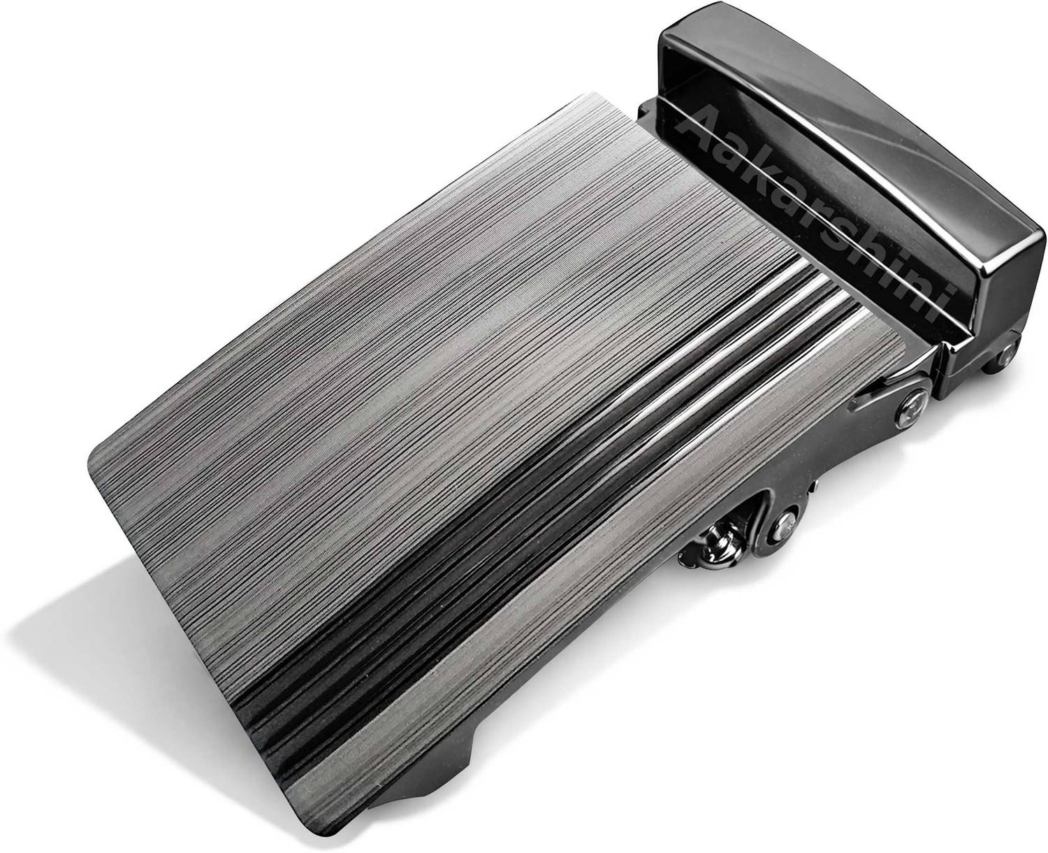 Aakarshini Men Formal Grey Metal Belt