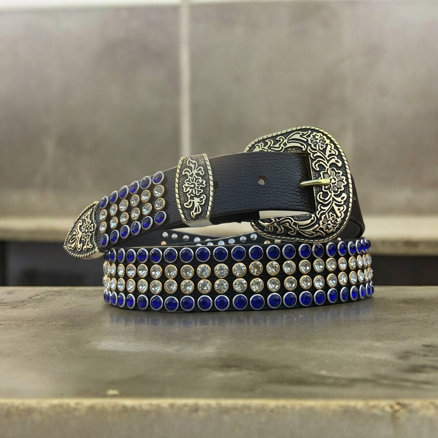 MALIKBELT Black Genuine Leather Belt - Image 1