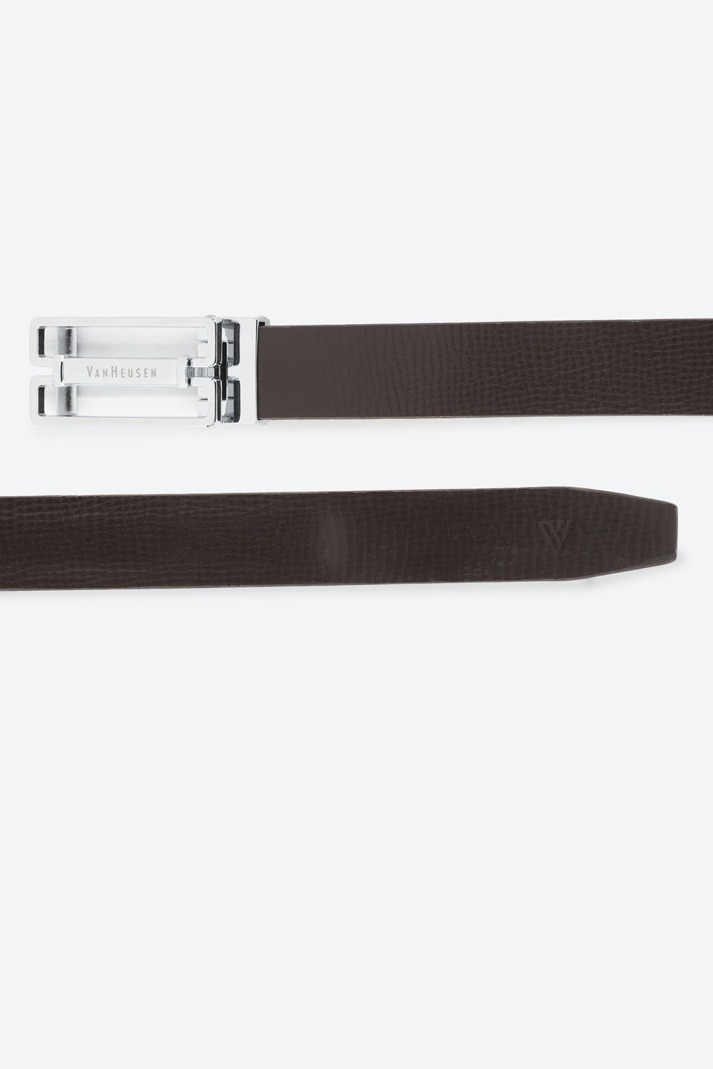 Image of VAN HEUSEN Men Casual Brown Genuine Leather Belt