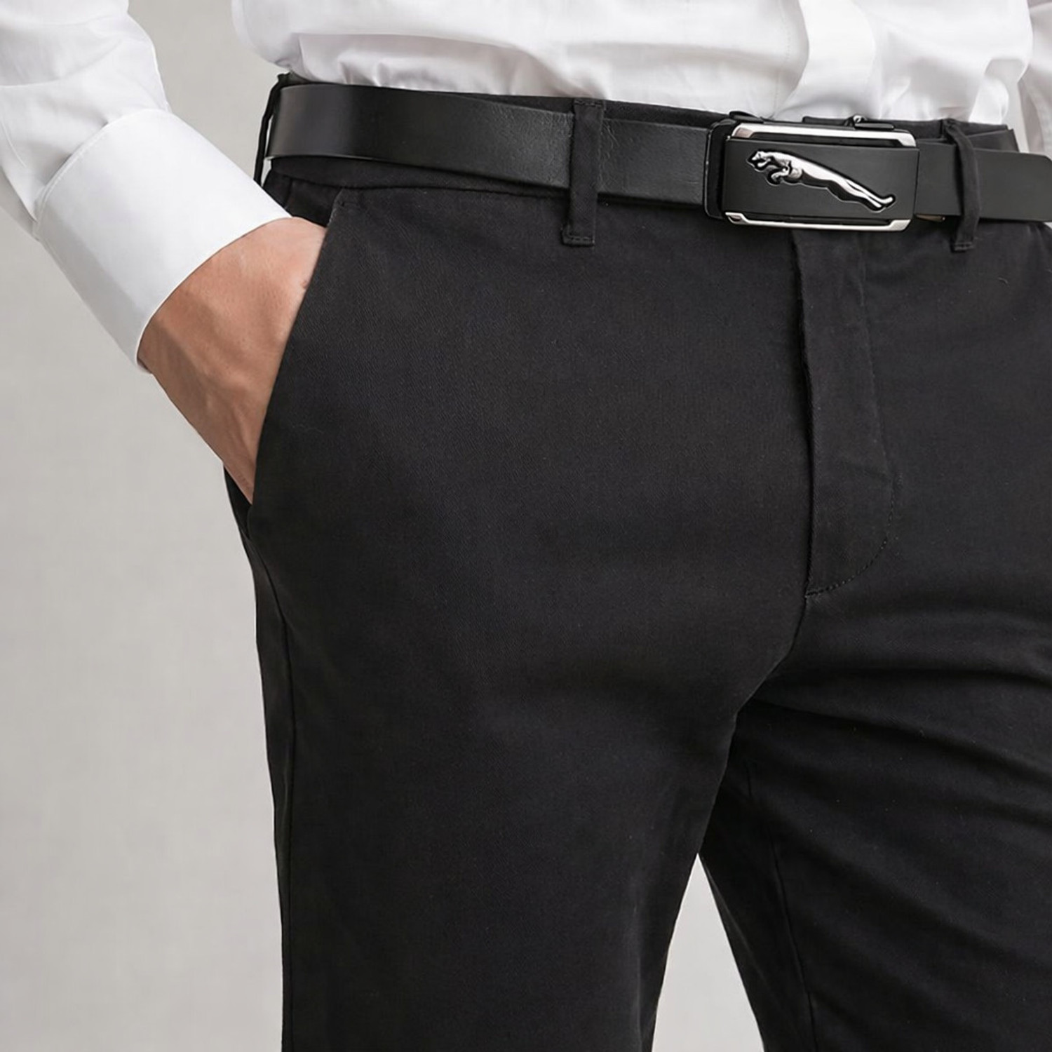 Image of Roadster Men Formal, Casual, Evening, Party Gold Artificial Leather Belt