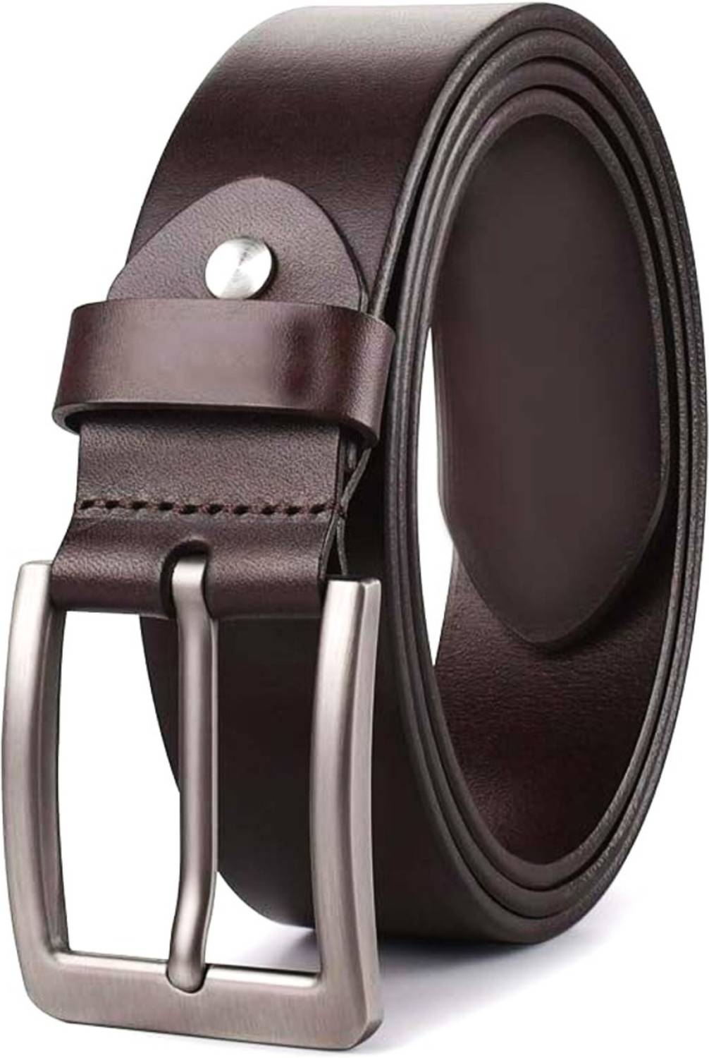 BELTZA Men Casual, Formal, Evening, Party Brown Genuine Leather Belt
