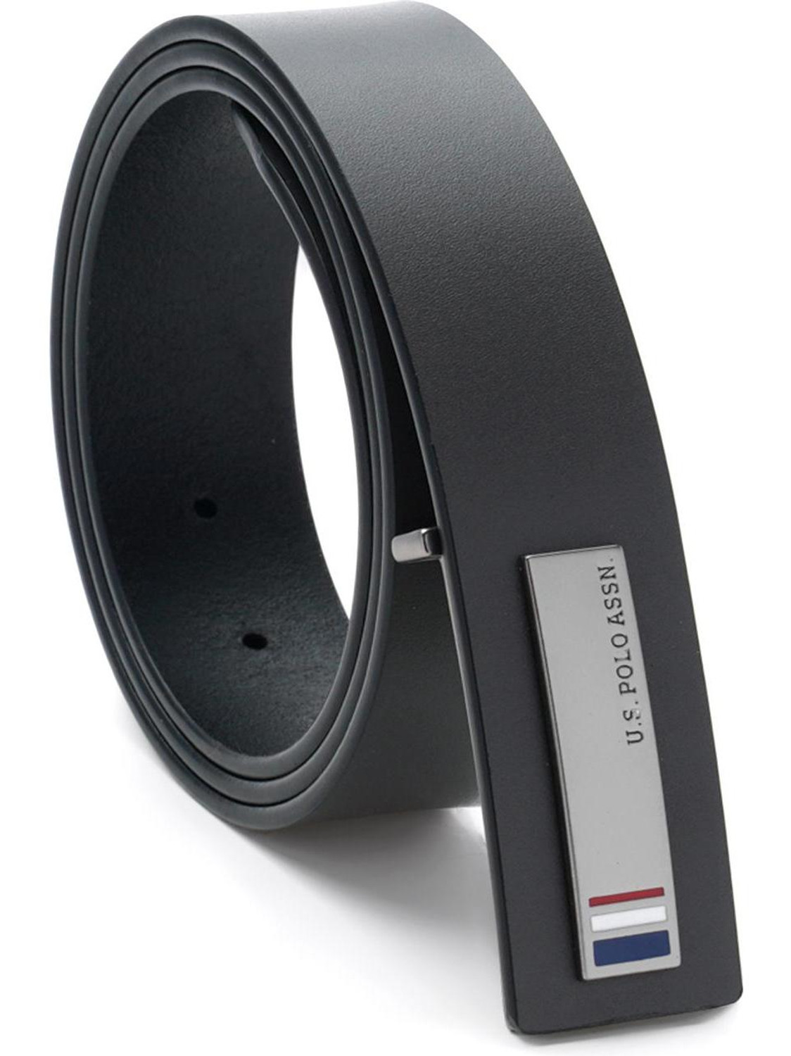 Image of U.S. POLO ASSN. Men Casual Grey Genuine Leather Belt