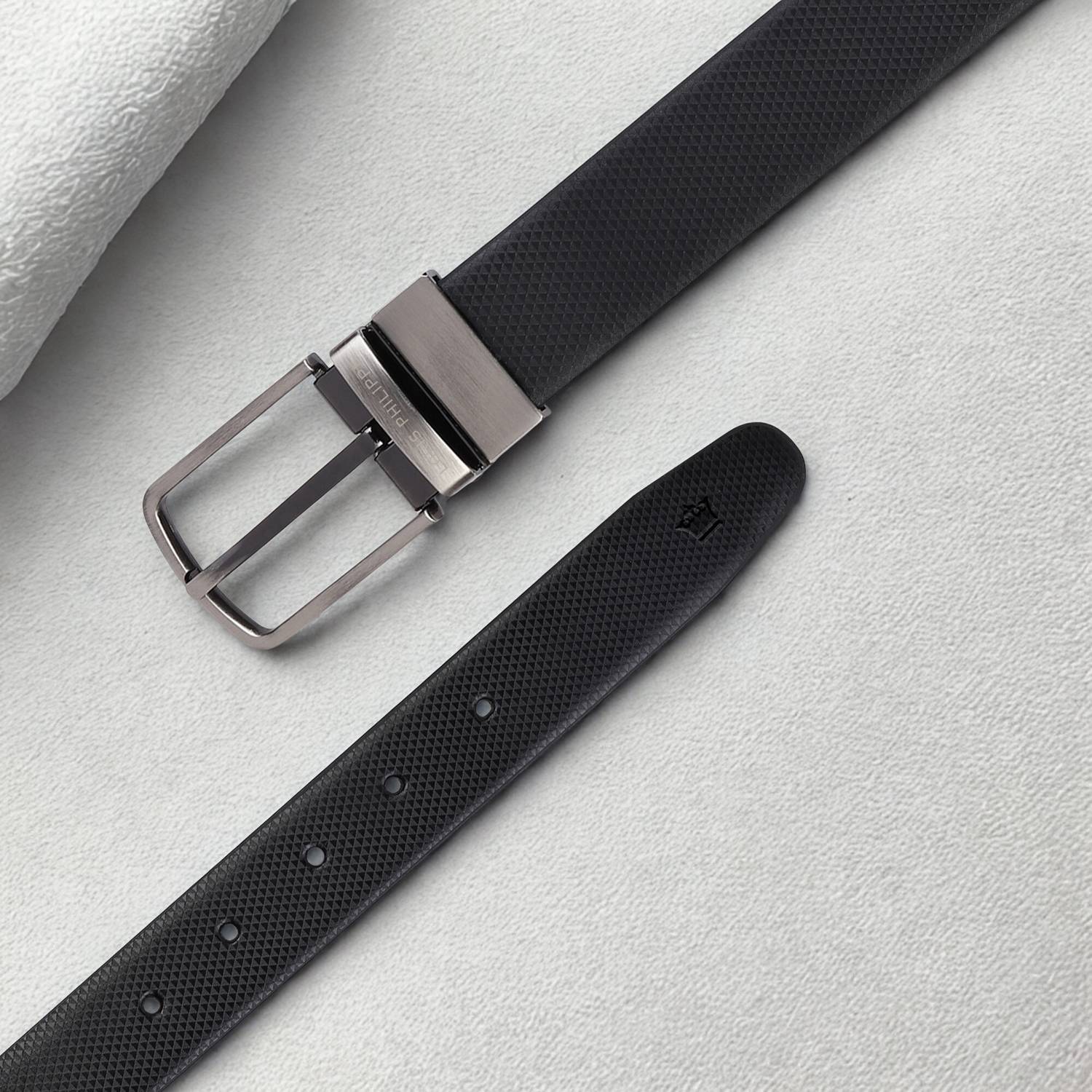 Louis Philippe Black, Brown Reversible Belt - Image 2
