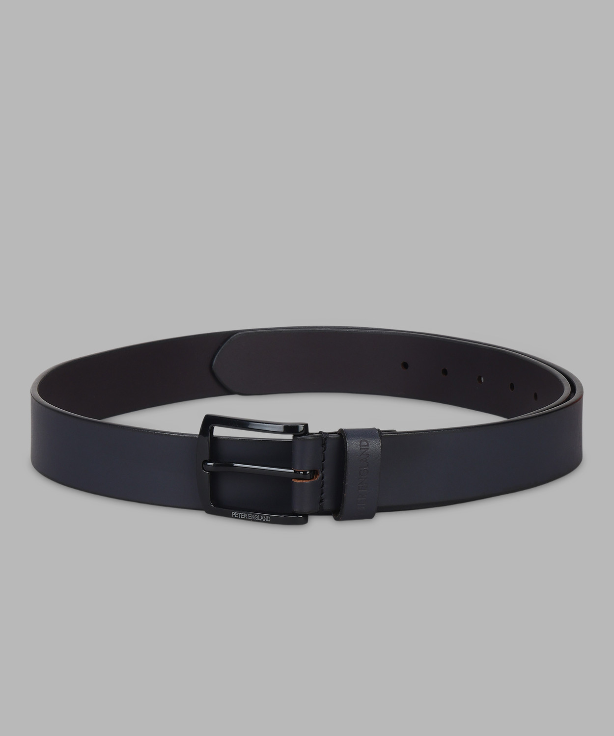 Image of PETER ENGLAND Men Blue Genuine Leather Belt