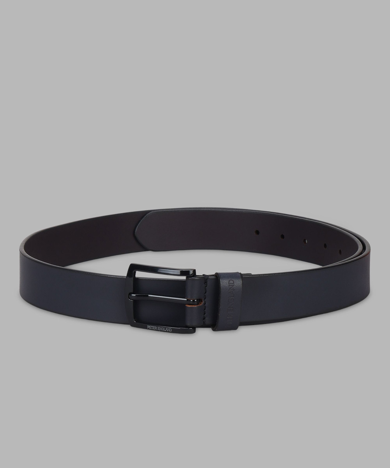 Image of PETER ENGLAND Men Blue Genuine Leather Belt