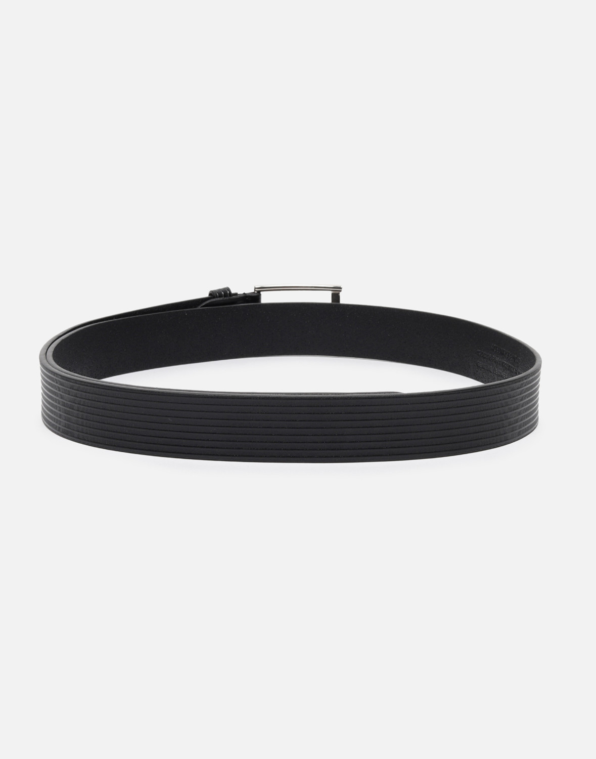 Image of Allen Solly Men Black Genuine Leather Belt