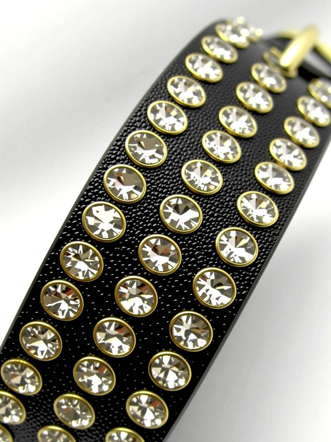 mizi Black Artificial Leather Belt - Image 3