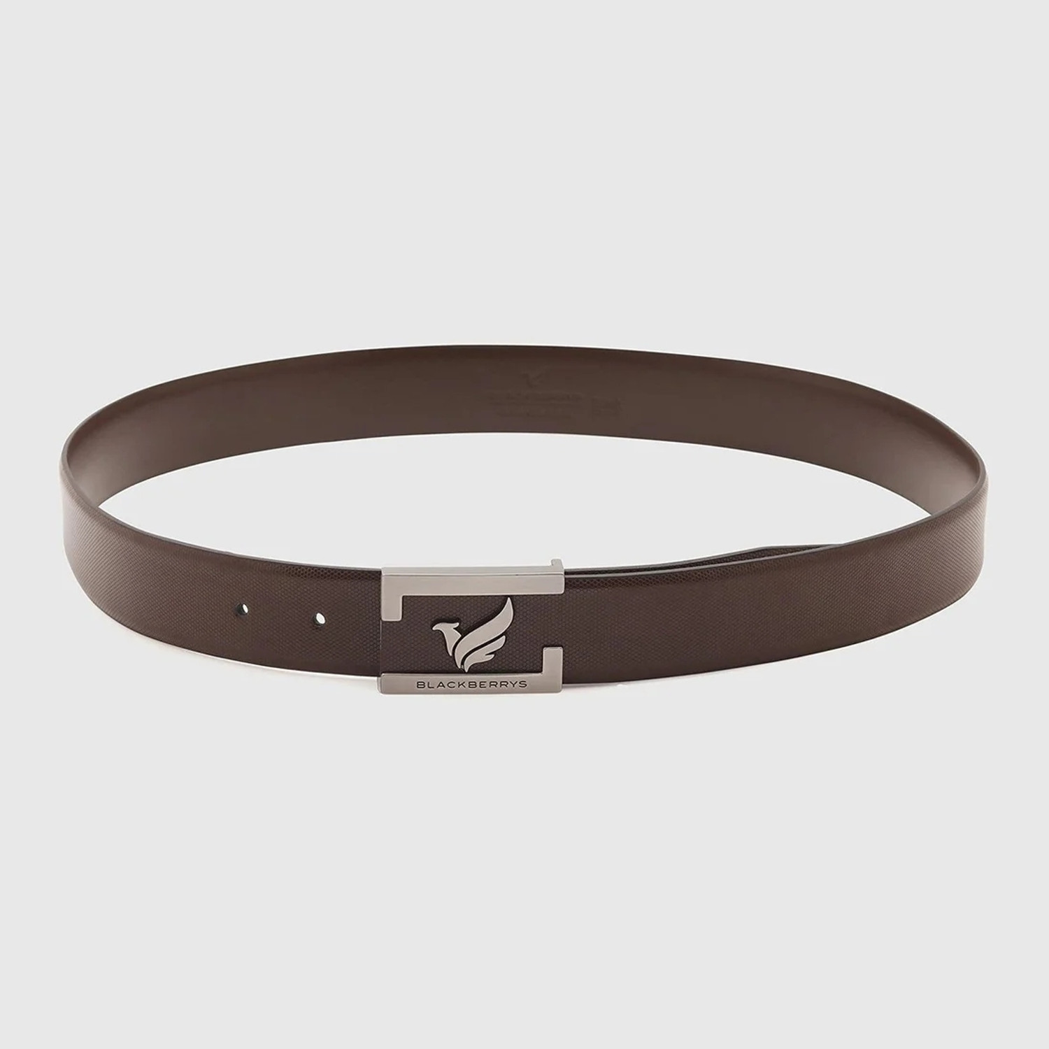 Image of Blackberrys Men Formal Brown Genuine Leather Belt