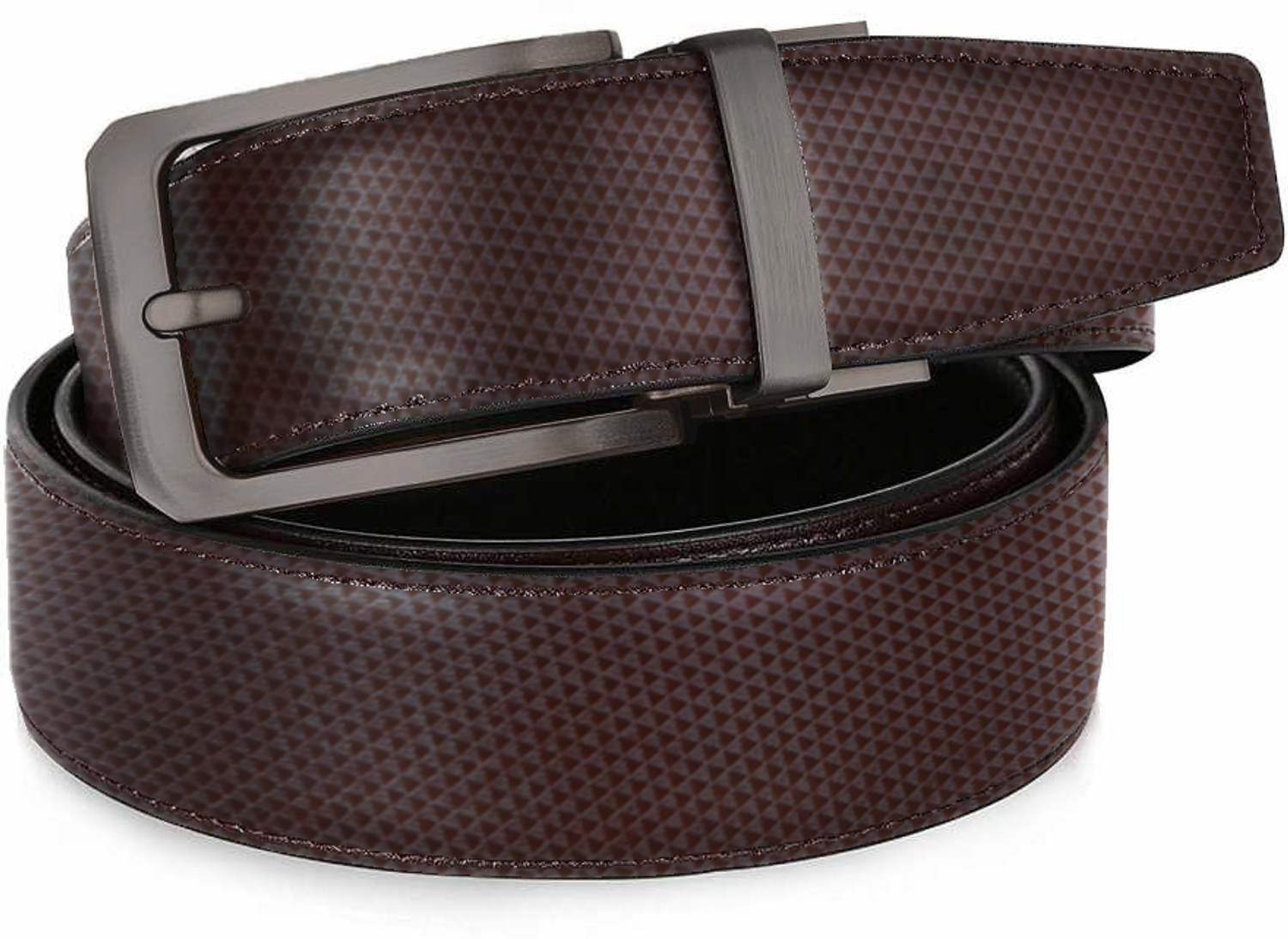 Image of Roadster Men Formal, Casual, Party, Evening Black, Brown Artificial Leather Reversible Belt