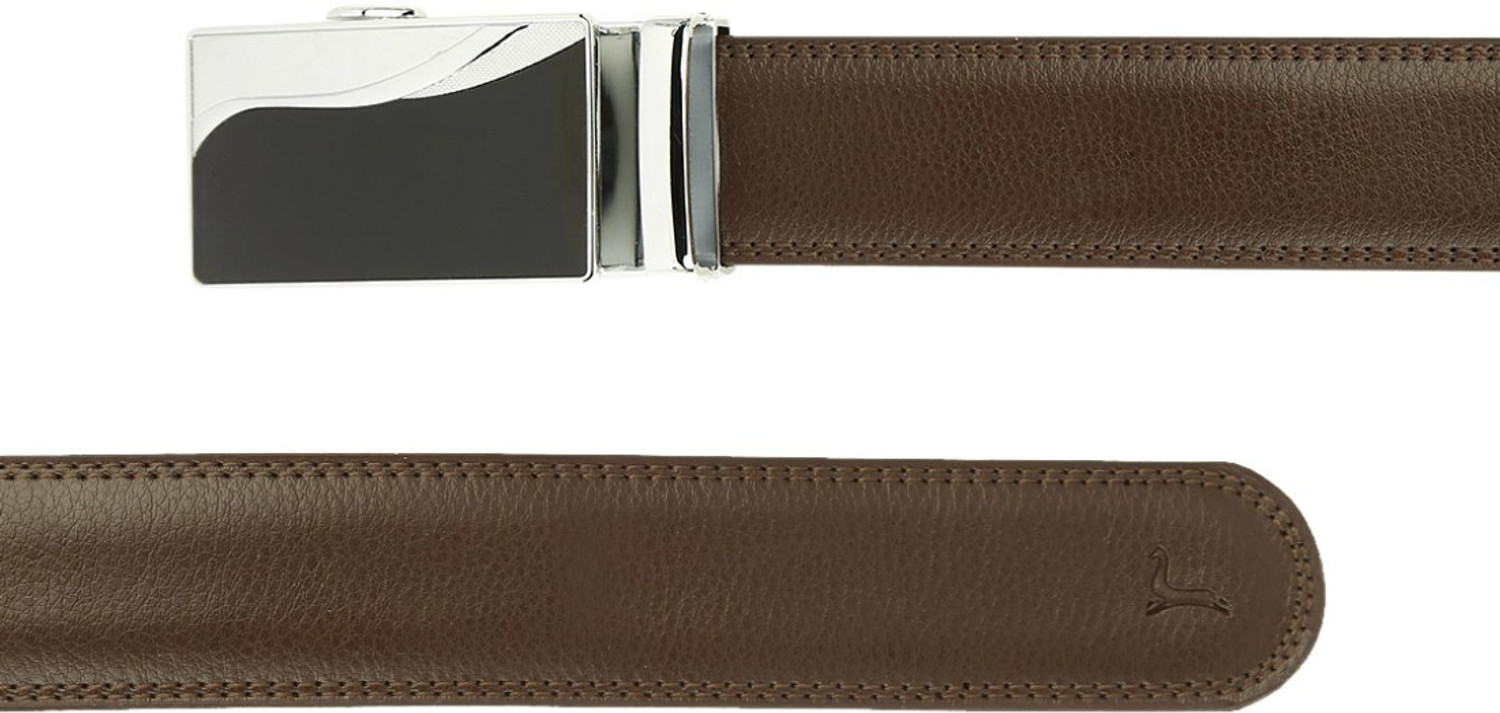 Image of Pacific Gold Men Casual Brown Genuine Leather Belt