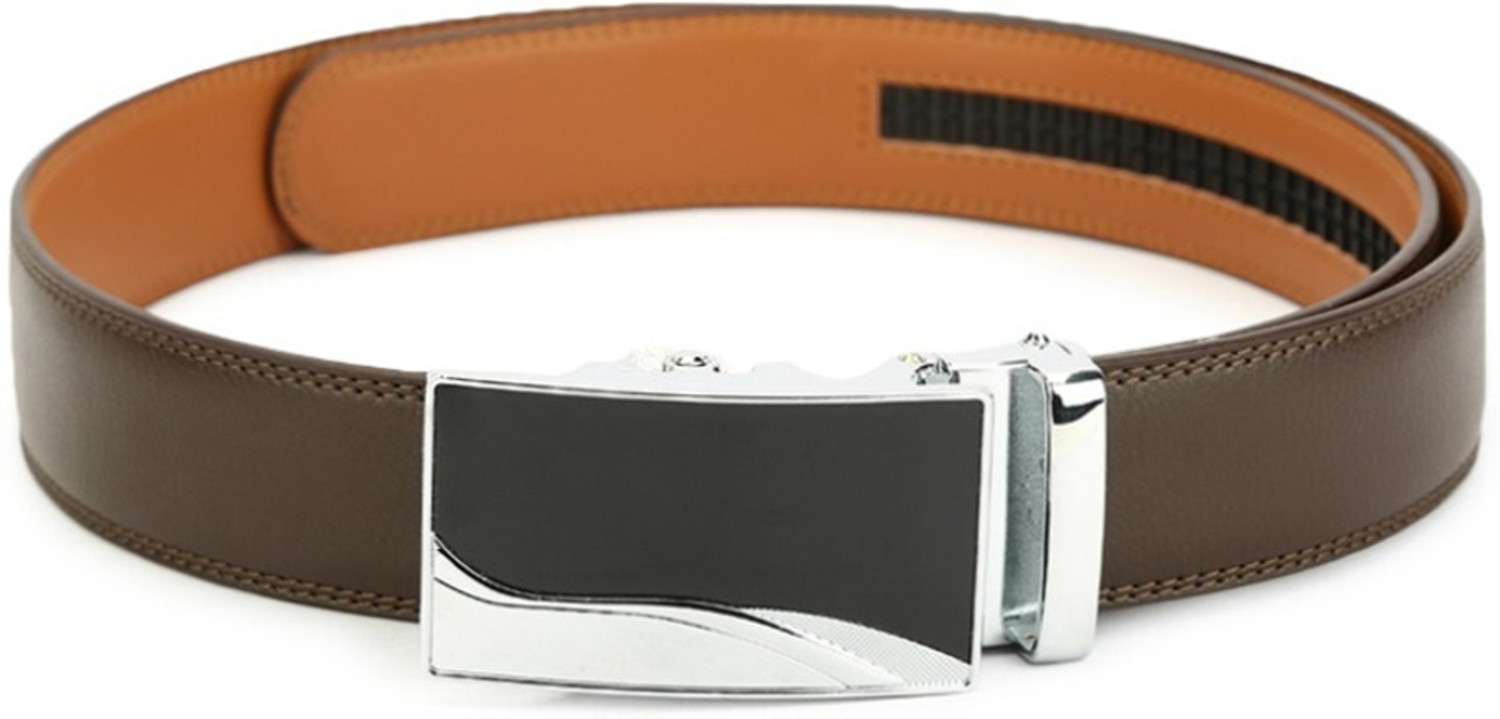Image of Pacific Gold Men Casual Brown Genuine Leather Belt
