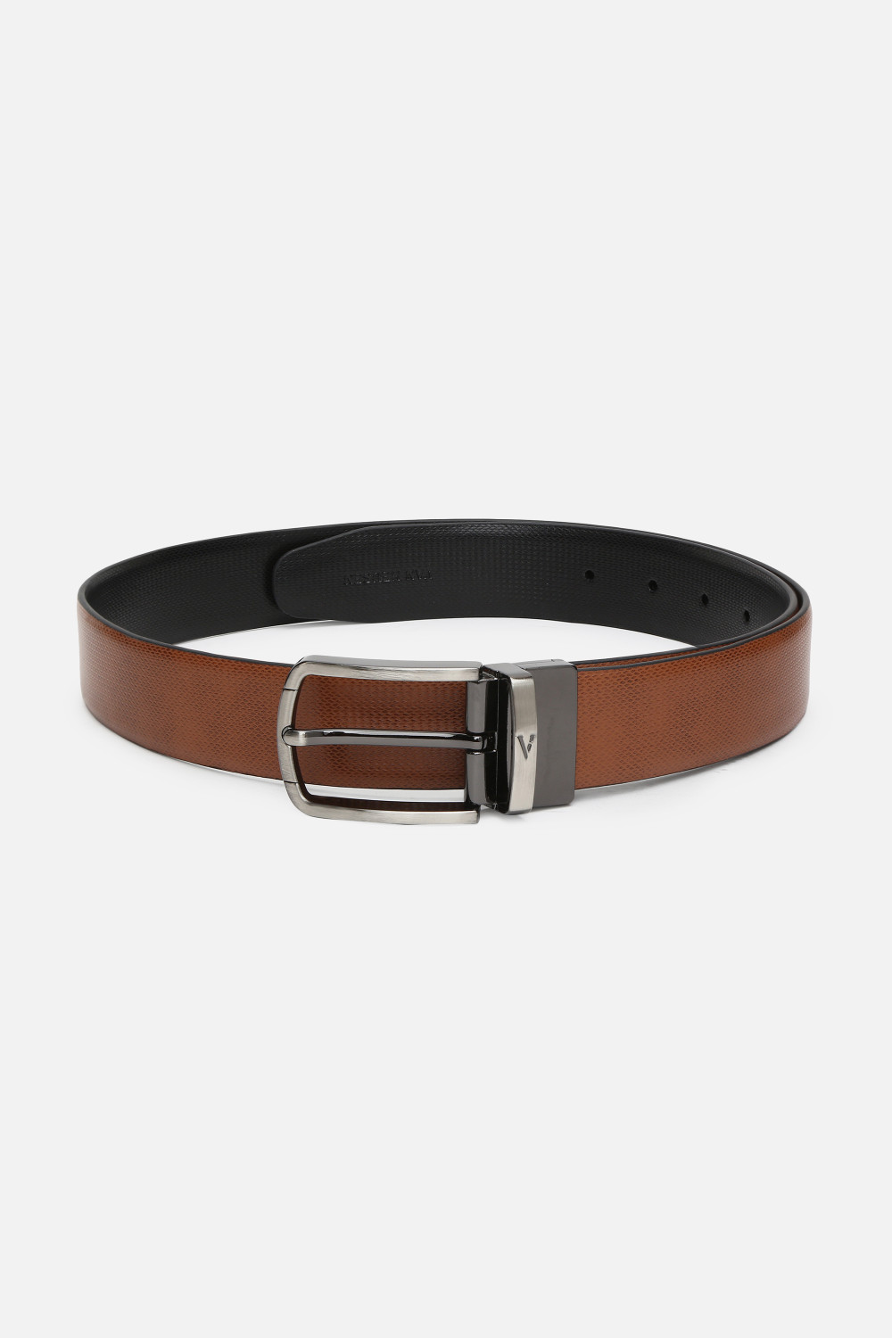 Image of VAN HEUSEN Men Brown Genuine Leather Belt