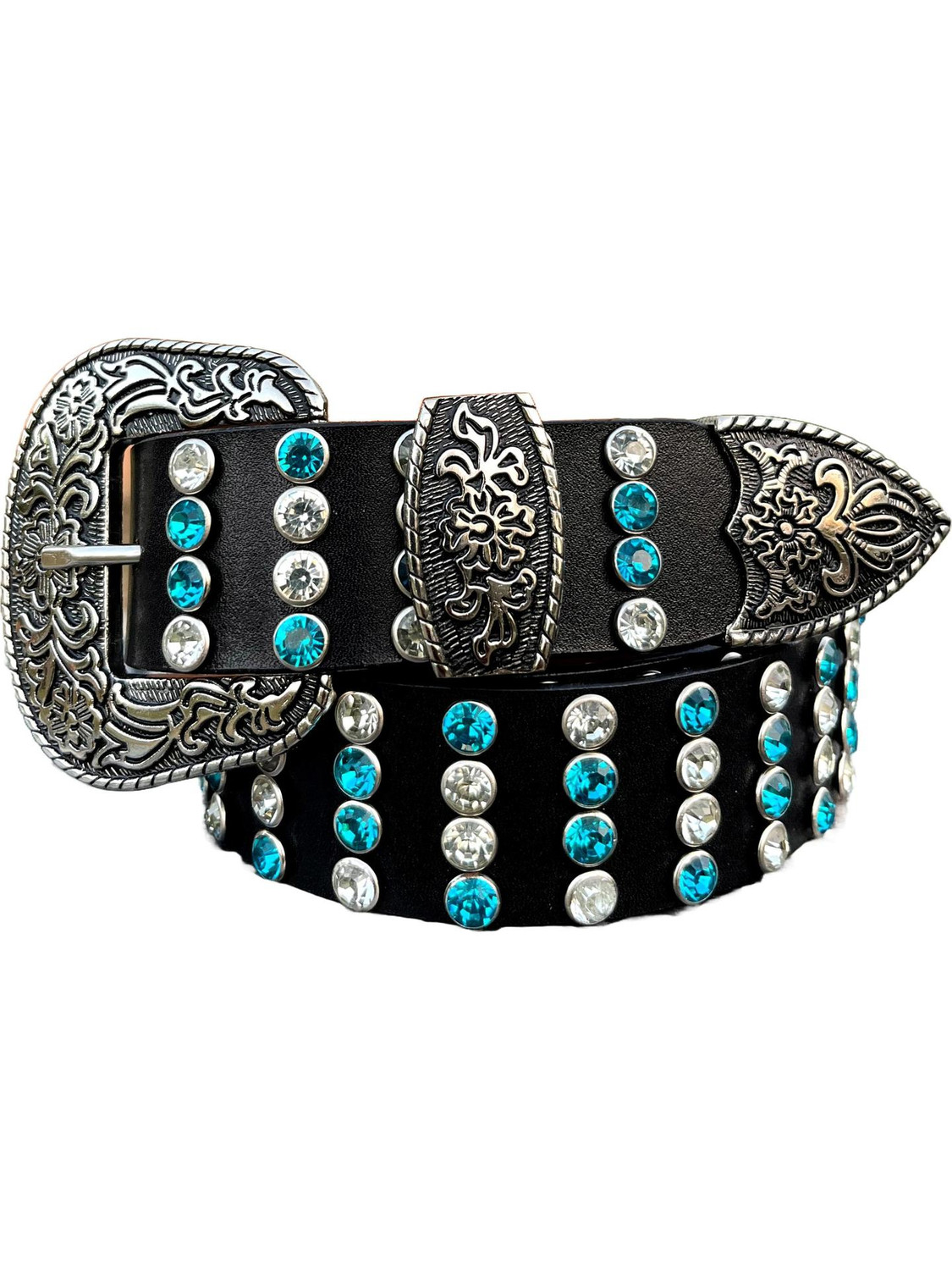 Image of ENTEGRO Men Party, Evening, Casual Black Genuine Leather Belt