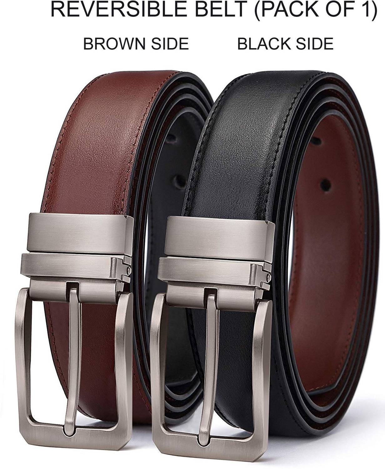 ZORO Men Black Texas Leatherite Belt - Image 3