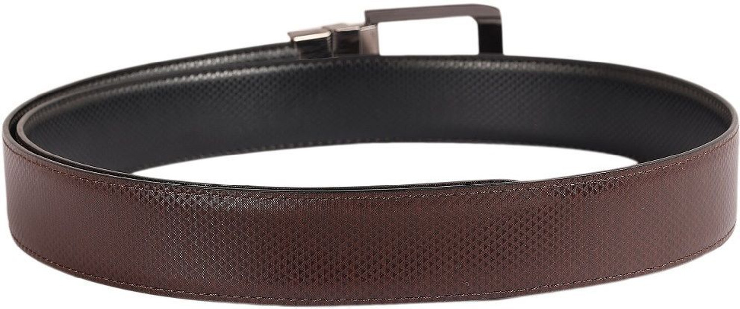 Image of Roadster Men Casual, Formal, Party Brown Genuine Leather Reversible Belt