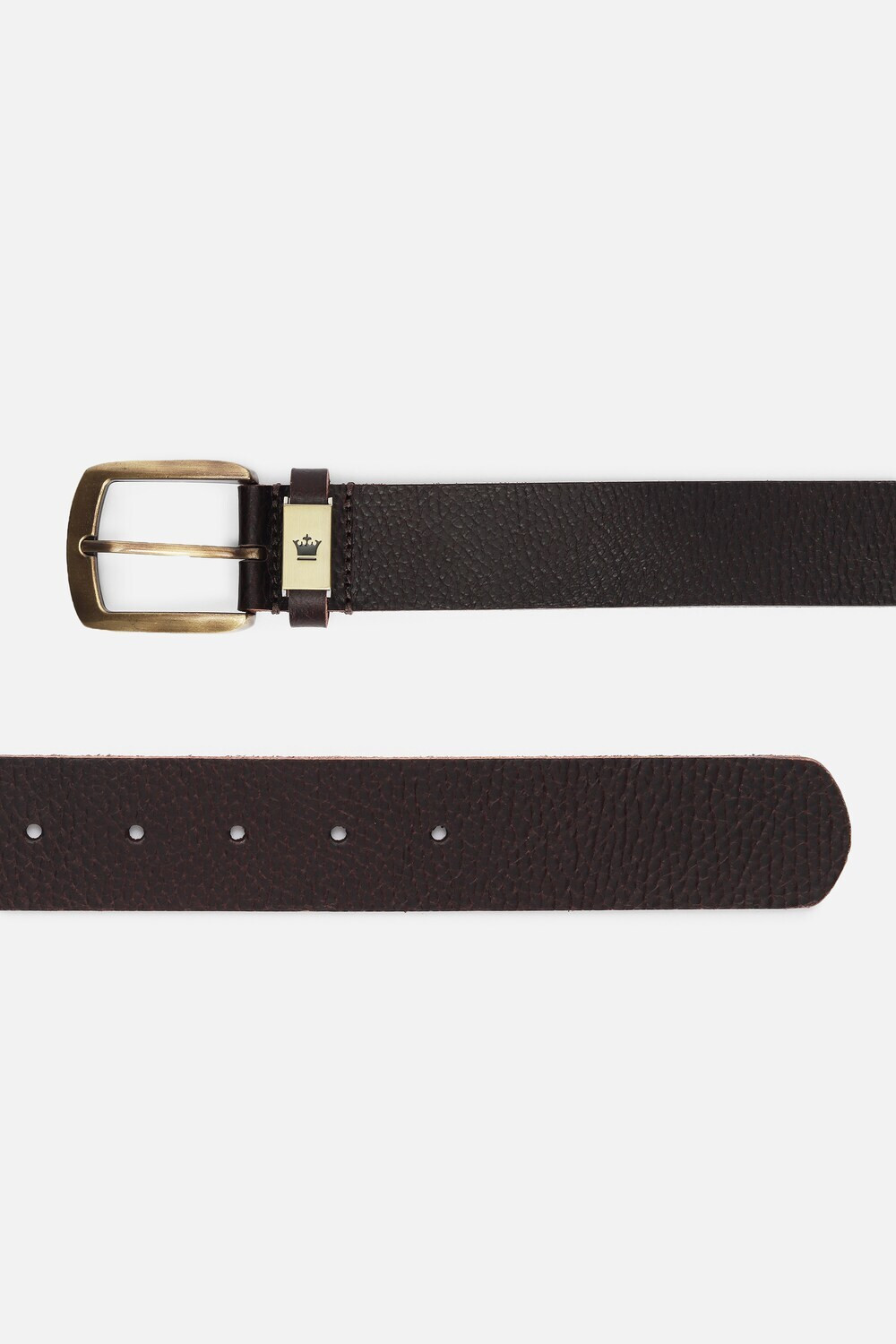 Image of LOUIS PHILIPPE Men Casual Brown Genuine Leather Belt