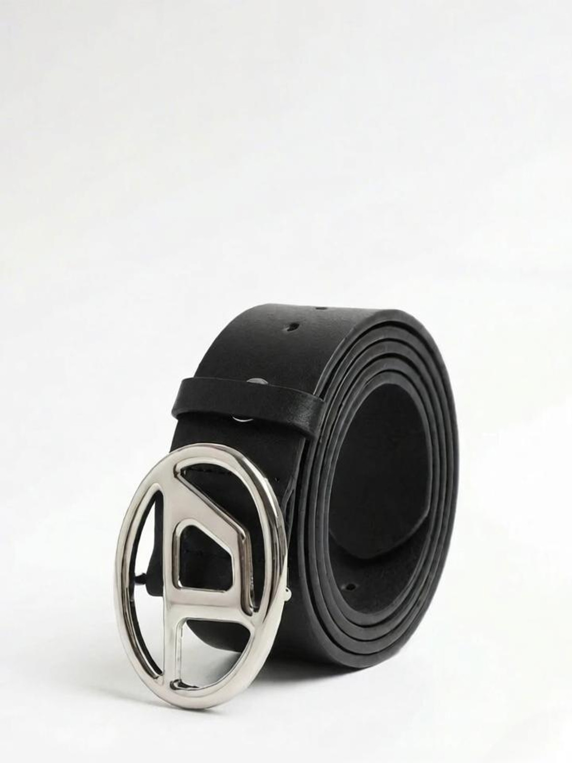 Image of Thrynge Men & Women Casual, Evening, Party, Formal Black Genuine Leather Belt