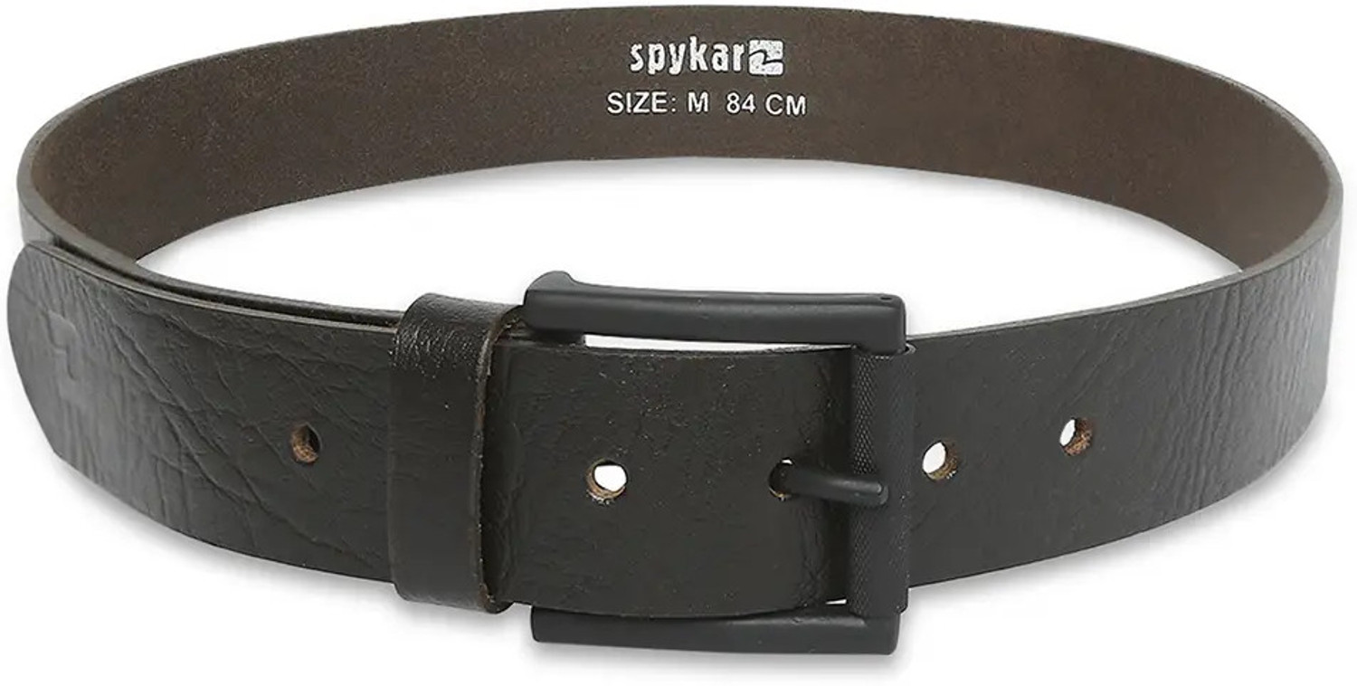 Image of Spykar Men Brown Genuine Leather Belt