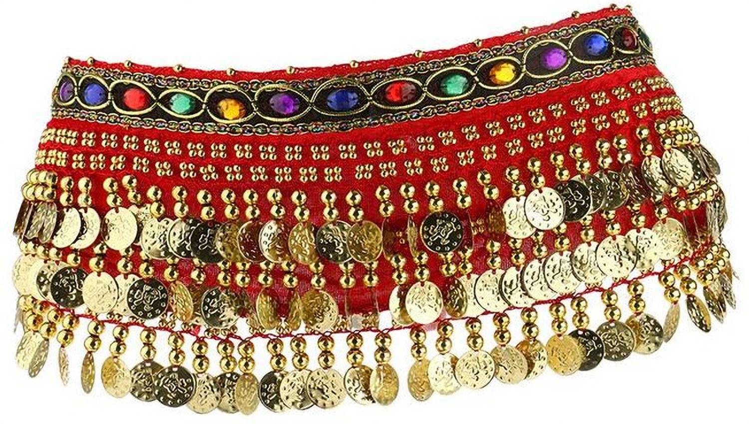 Radiant Fashion World Women Party, Casual Red Fabric, Metal Belt