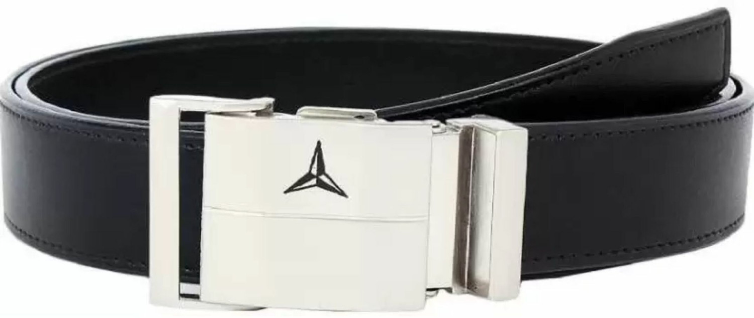Image of USL Men Black Artificial Leather Belt