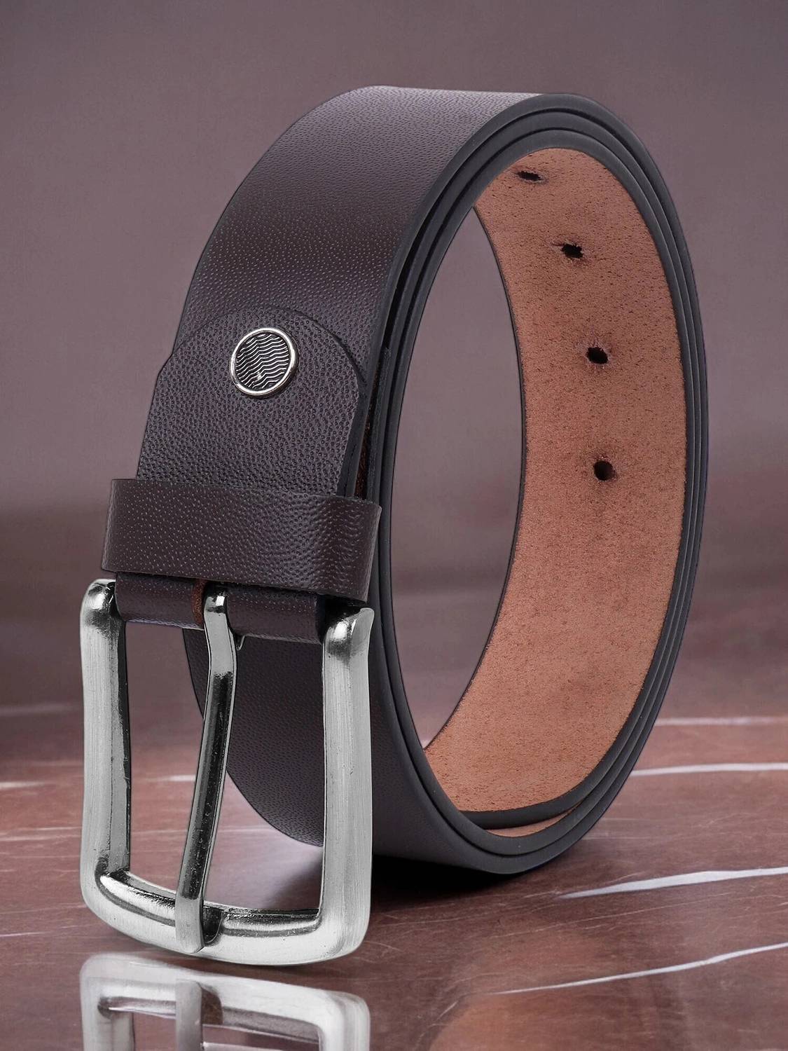 KILLER Men Brown Artificial Leather Belt