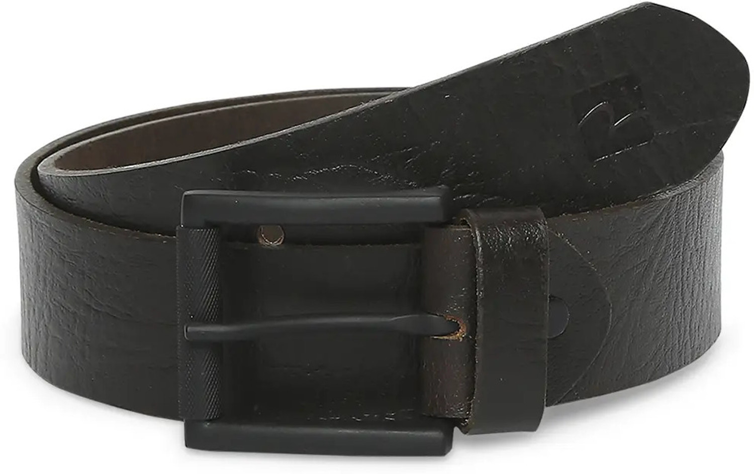 Image of Spykar Men Brown Genuine Leather Belt
